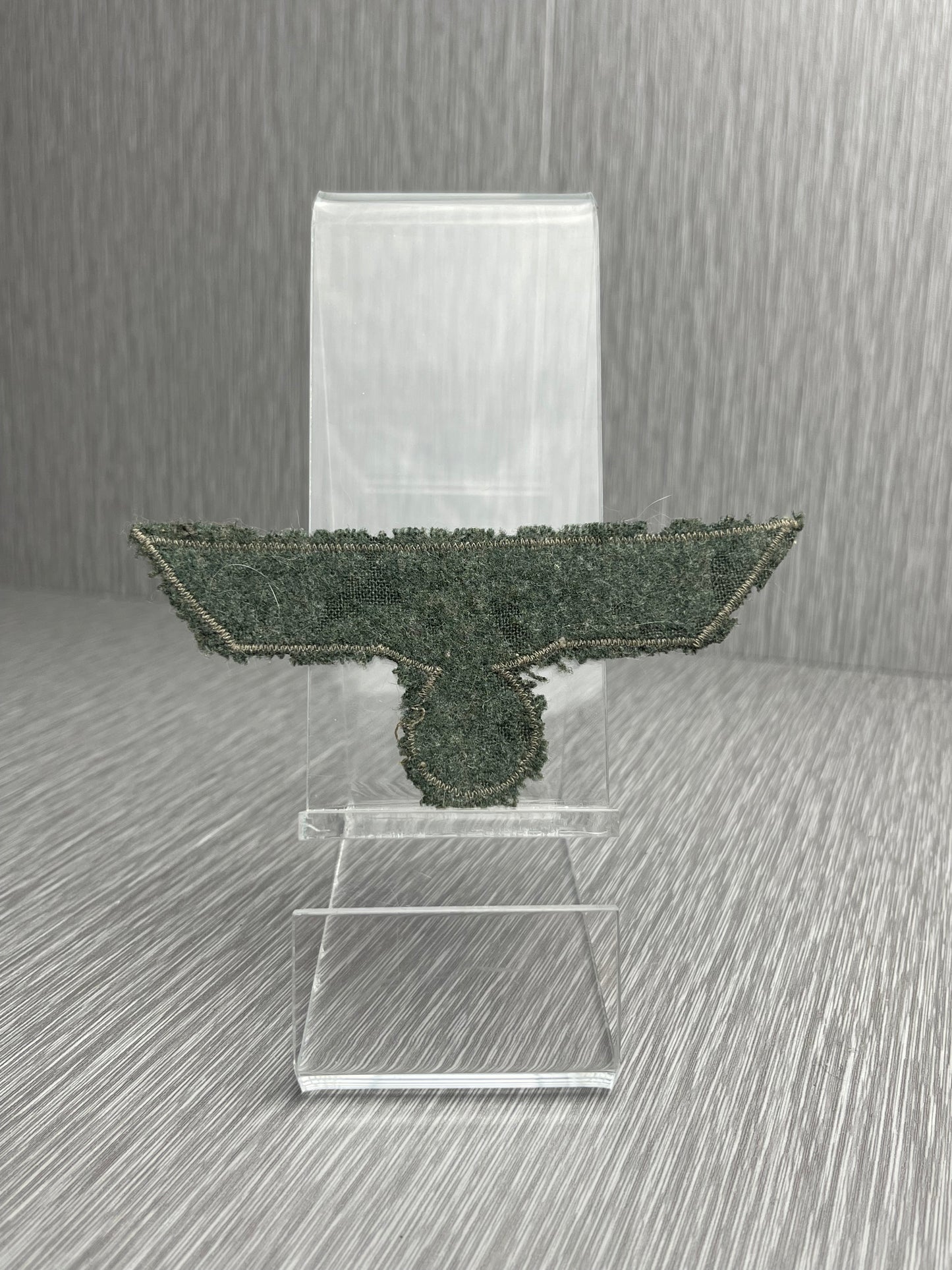 GERMAN WW2 HEER NCO/OFFICERS BEVO FLATWIRE BREAST EAGLE 'BRUSTADLER FUR WAFFENROCK'