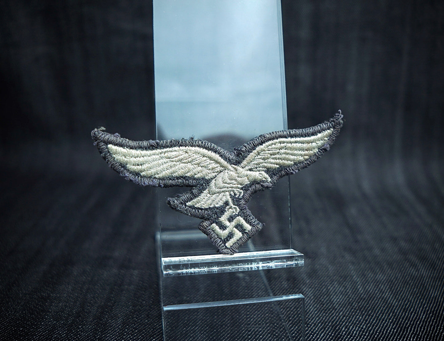 GERMAN WW2 LUFTWAFFE EM/NCO BREAST EAGLE FLIEGERBLUSE CUT OFF