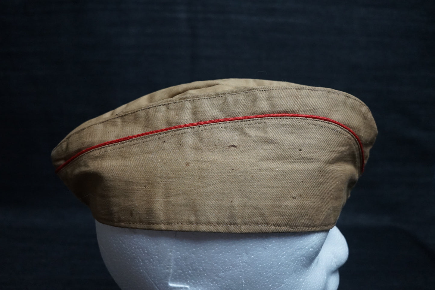 GERMAN WW2 HITLER YOUTH HJ OVERSEAS CAP W/ NO INSIGNIA