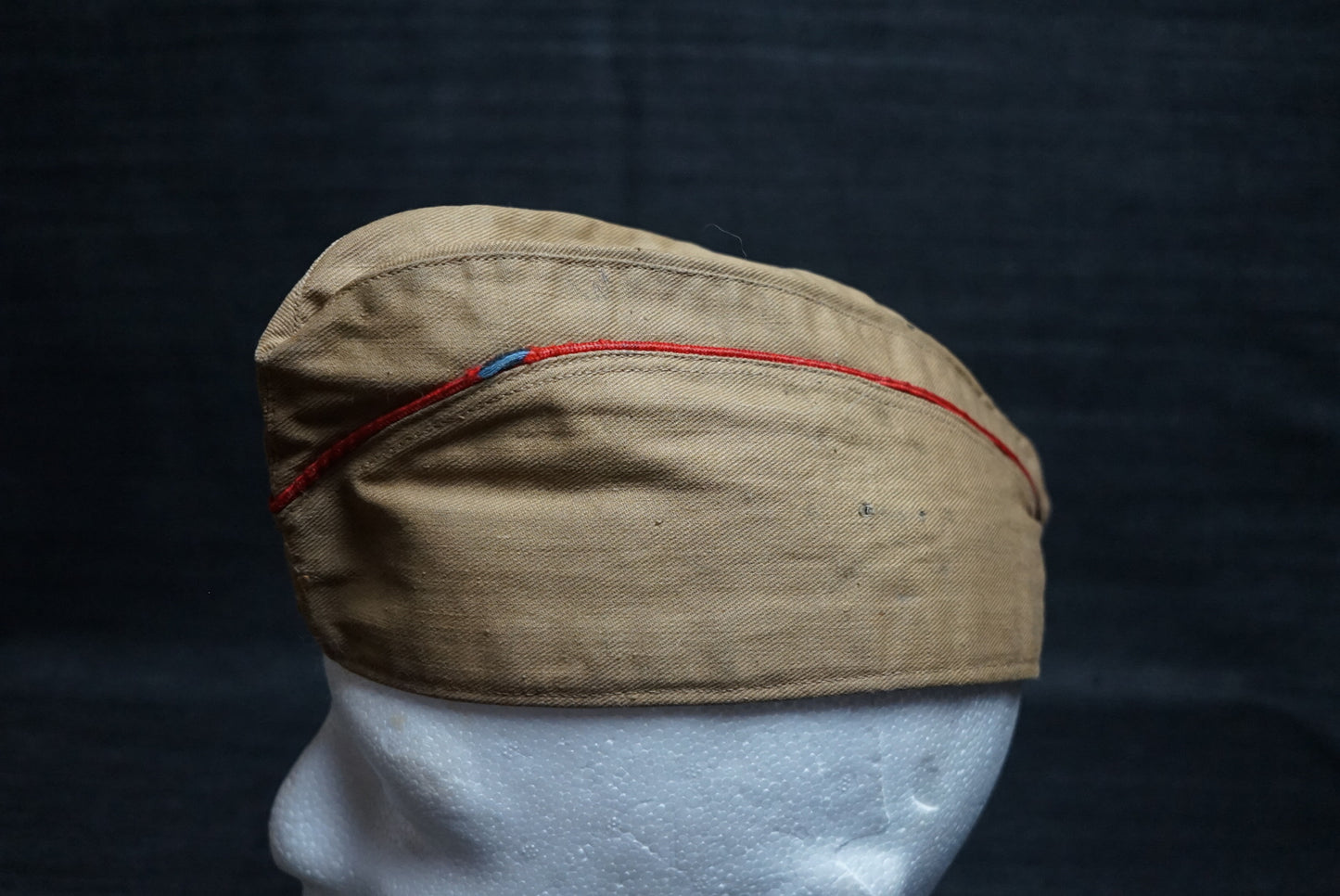 GERMAN WW2 HITLER YOUTH HJ OVERSEAS CAP W/ NO INSIGNIA