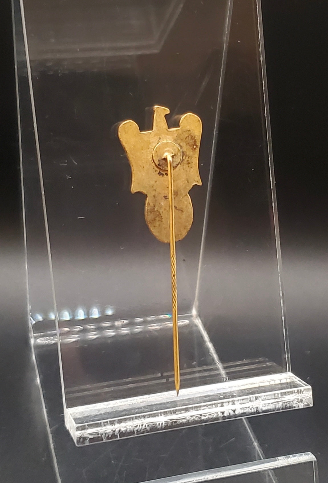 GERMAN WW2 REICHSBUND DER INHABER DER RETTUNGSMEDAILLE STICKPIN IN GOLD VERY RARE