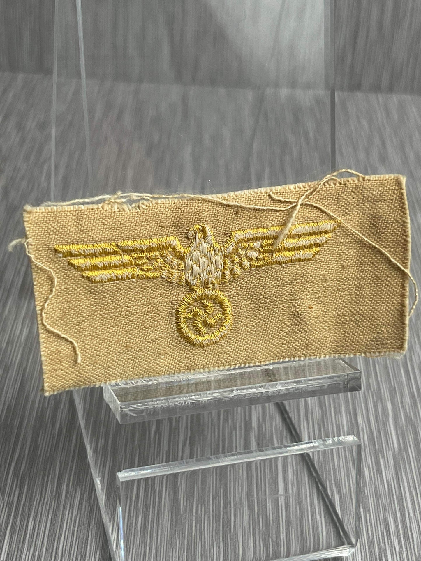 GERMAN WW2 KRIEGSMARINE EM/NCO TROPICAL M41/OVERSEAS CAP EAGLE UNISSUED #2