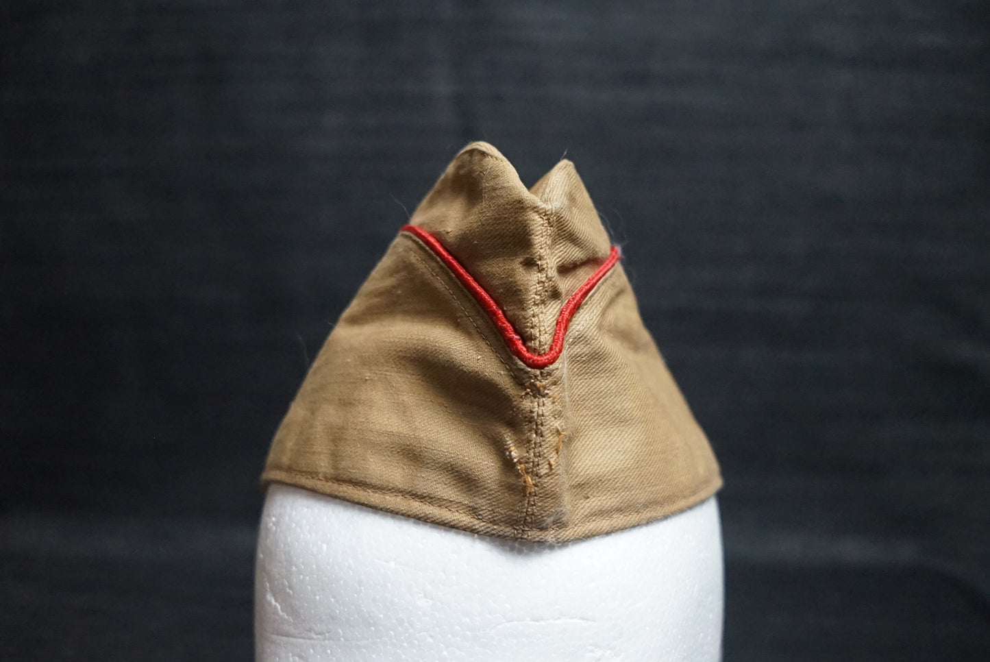 GERMAN WW2 HITLER YOUTH HJ OVERSEAS CAP W/ NO INSIGNIA