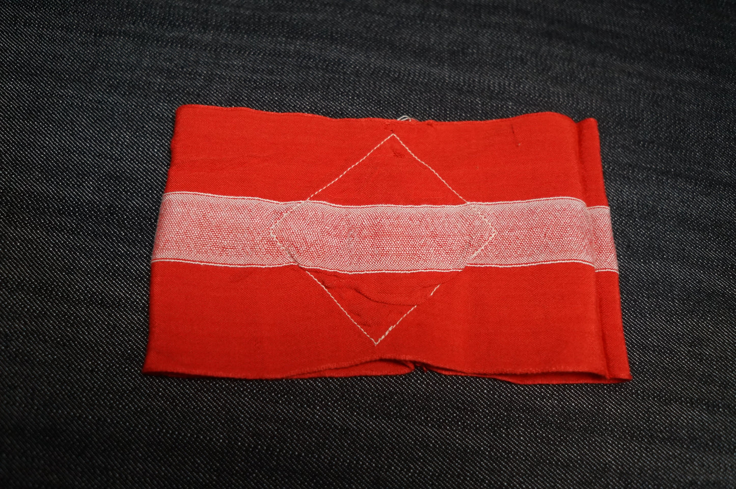 GERMAN WW2 EARLY HITLER JUGEND MULTIPIECE COTTON ARMBAND