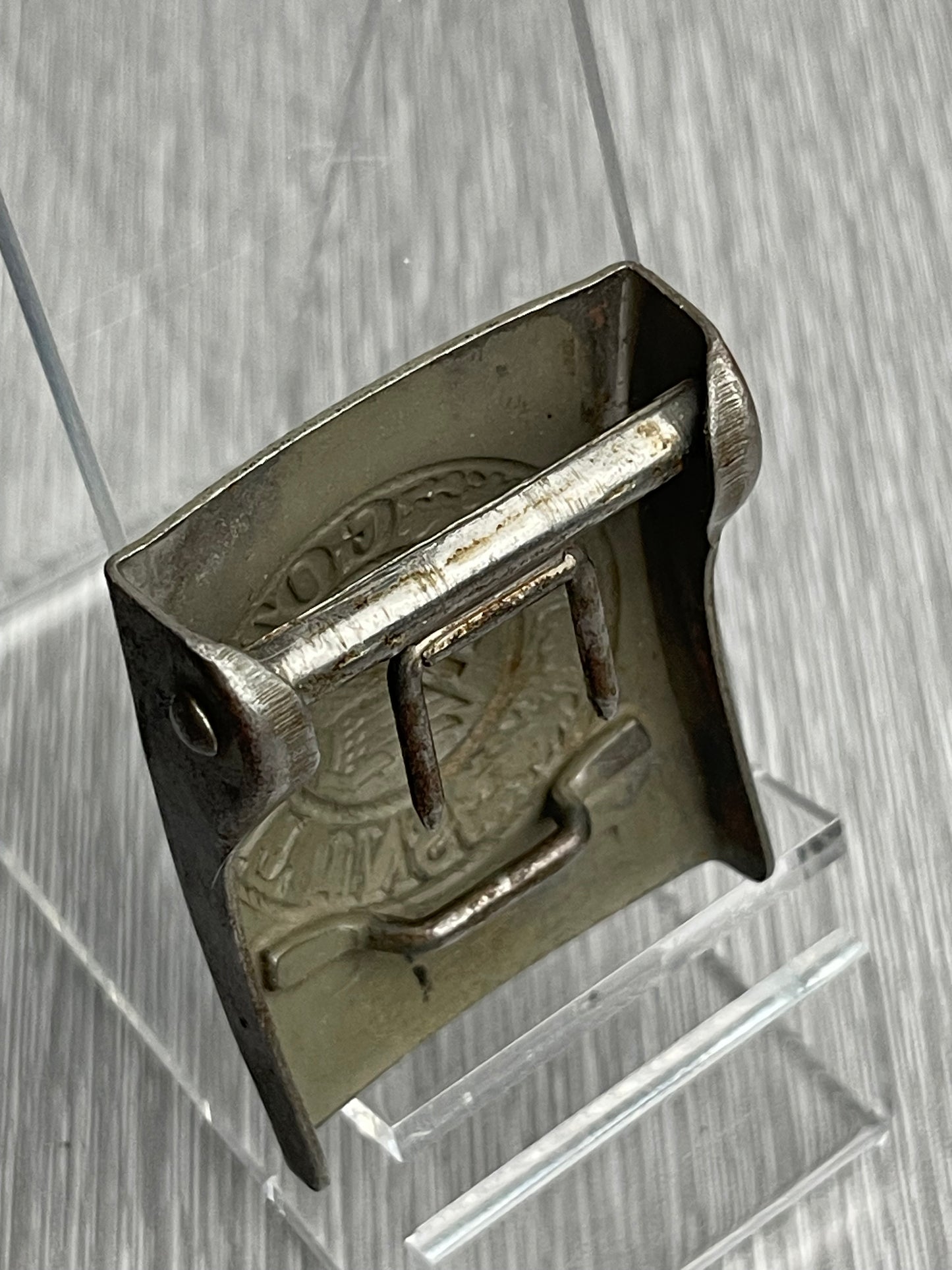 GERMAN WW2 HEER STEEL BELT BUCKLE