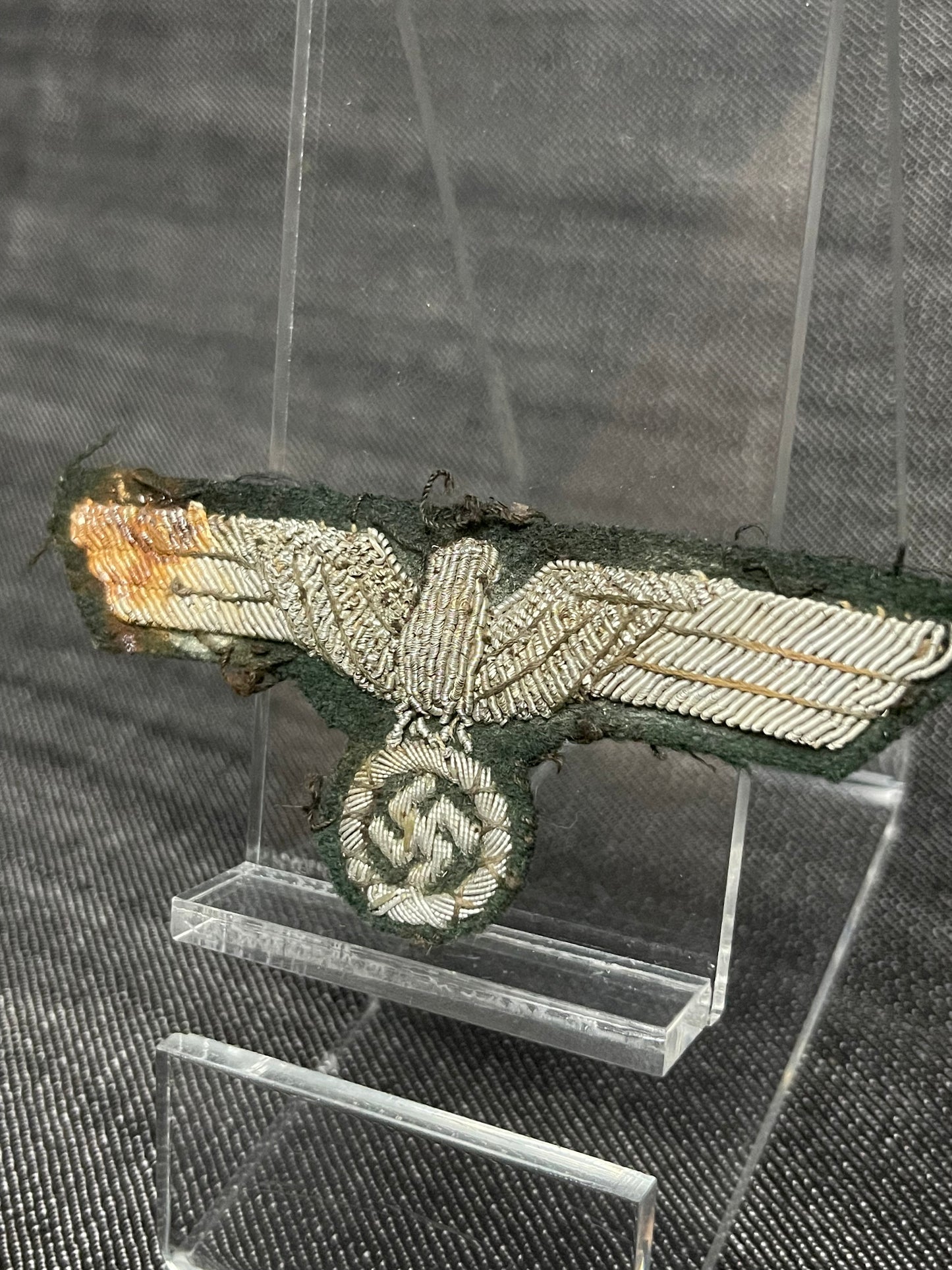 GERMAN WW2 HEER OFFICER BREAST EAGLE UNIFORM REMOVED