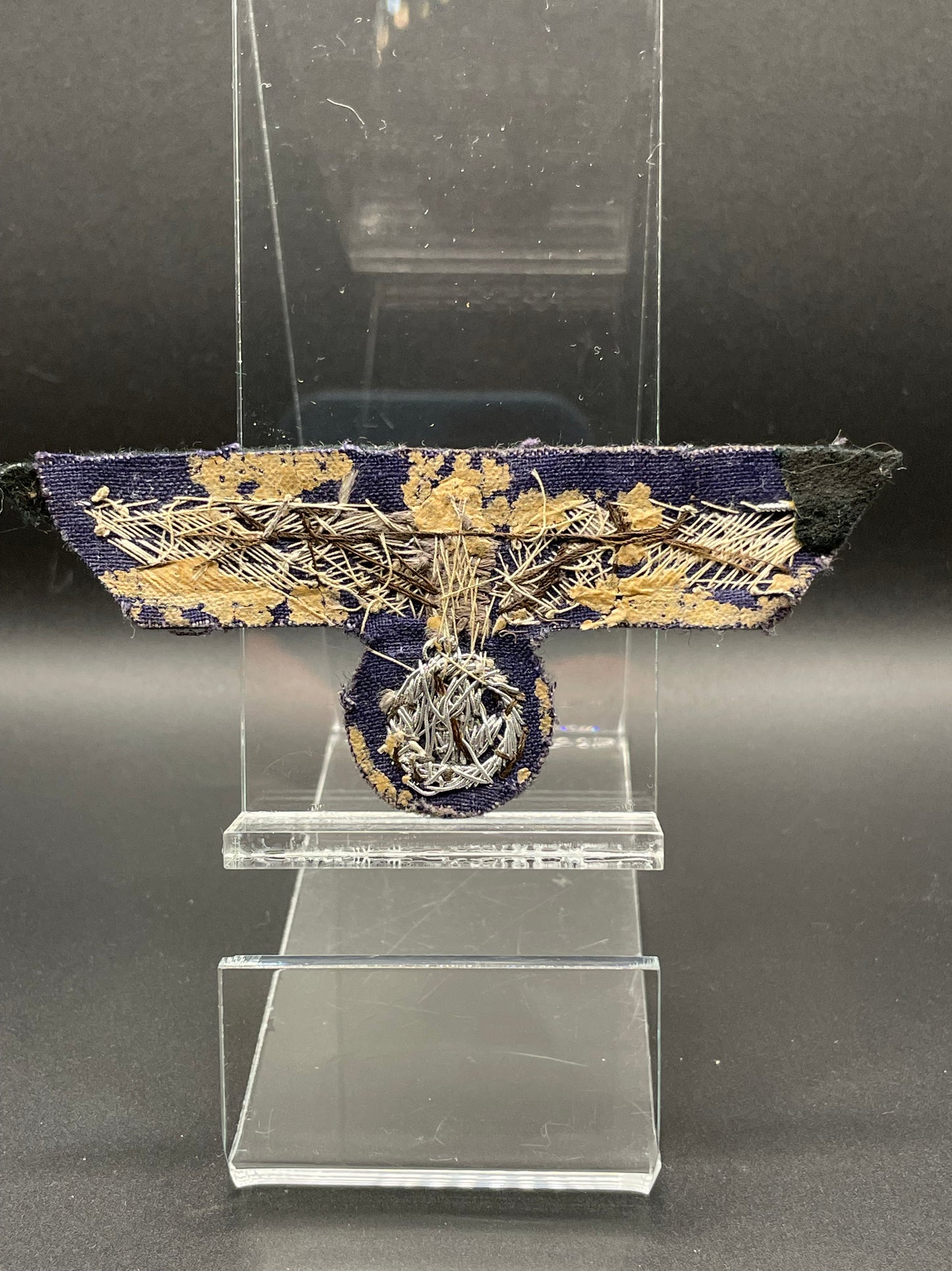 GERMAN WW2 HEER OFFICER BREAST EAGLE IN BULLION UNIFORM REMOVED