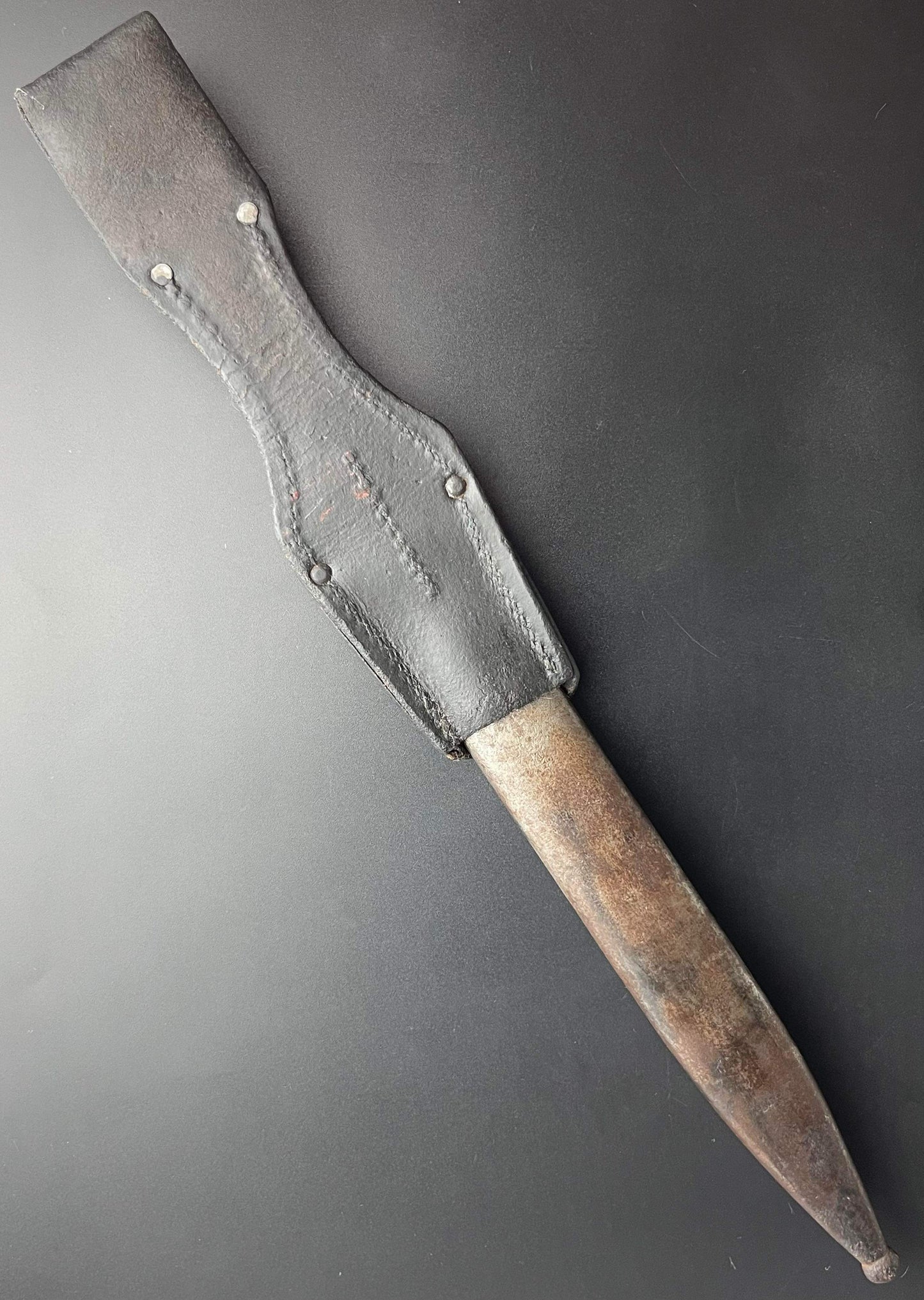 GERMAN WW2 1935 MATCHING S84/98 III PATTERN COMBAT BAYONET BY GEBR. HELLER