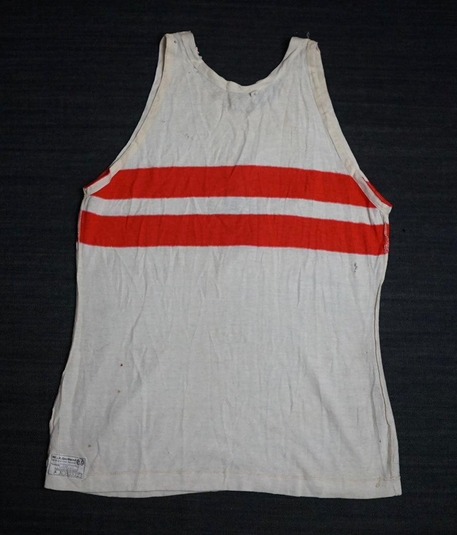 GERMAN WW2 HITLER JUGEND HJ SPORTS SHIRT W/ RZM TAG & MULTI-PIECE DIAMOND