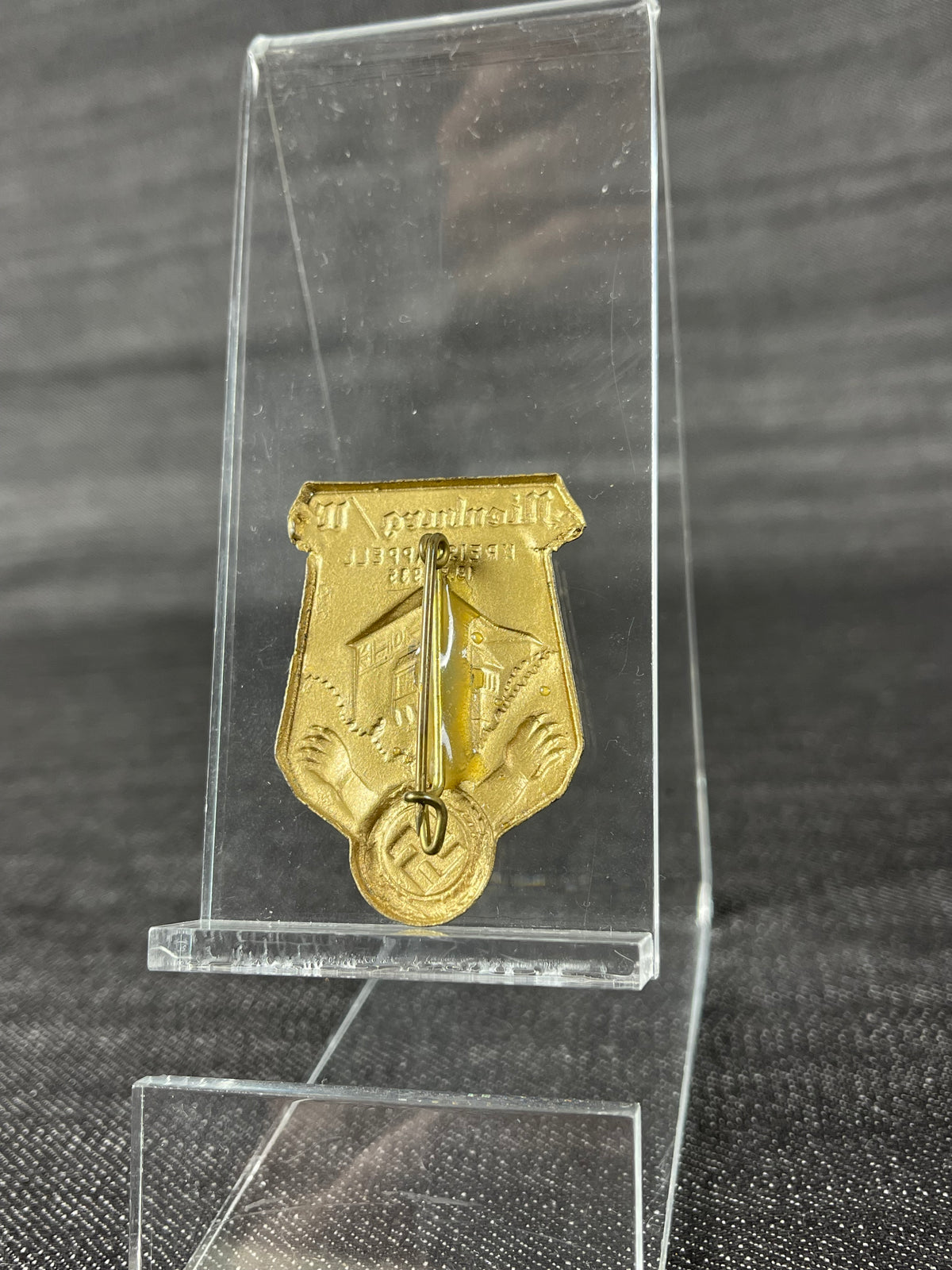 RARE GERMAN WW2 COMMEMORATIVE TINNIE NIENBURG / W. KREIS APPELL 19.3.1933