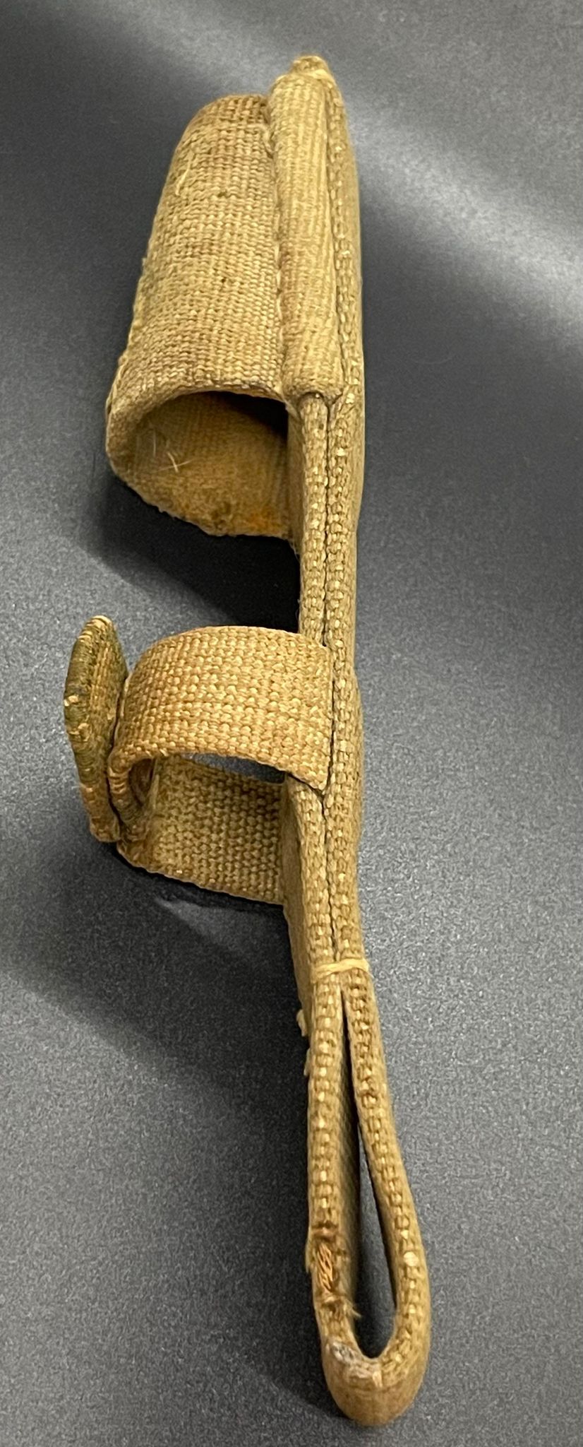 GERMAN WW2 DEUTSCHE AFRIKA KORPS (DAK) GREEN & TAN CANVAS TROPICAL FROG