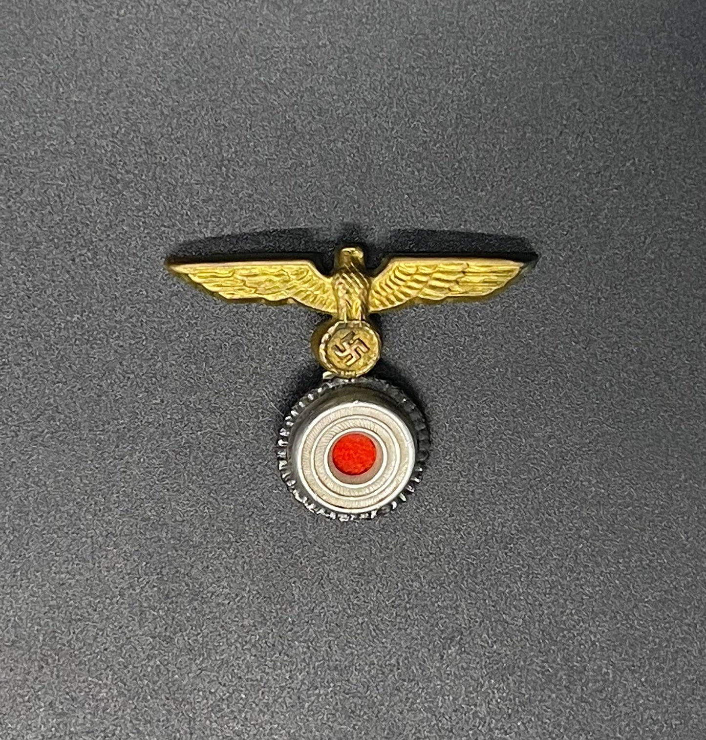 GERMAN WW2 KRIEGSMARINE EM/NCO VISOR/CAP EAGLE & COCKADE DRGM MARKED