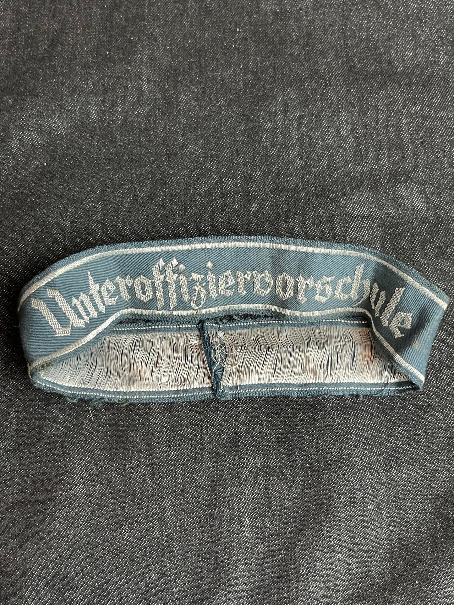GERMAN WW2 NCO UNTEROFFIZIERVORSCHULE UNIFROM REMOVED CUFFTITLE BEVO