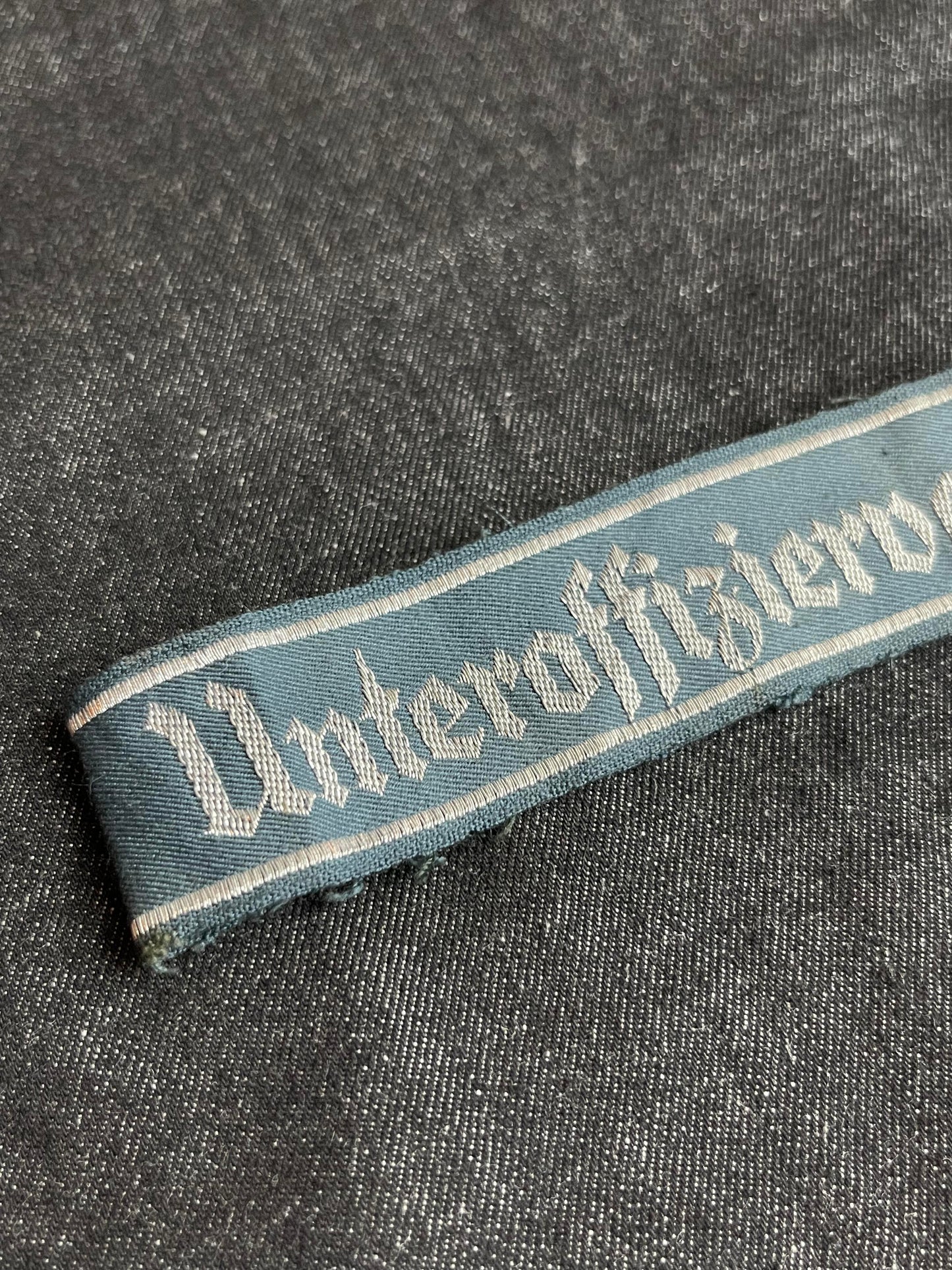 GERMAN WW2 NCO UNTEROFFIZIERVORSCHULE UNIFROM REMOVED CUFFTITLE BEVO