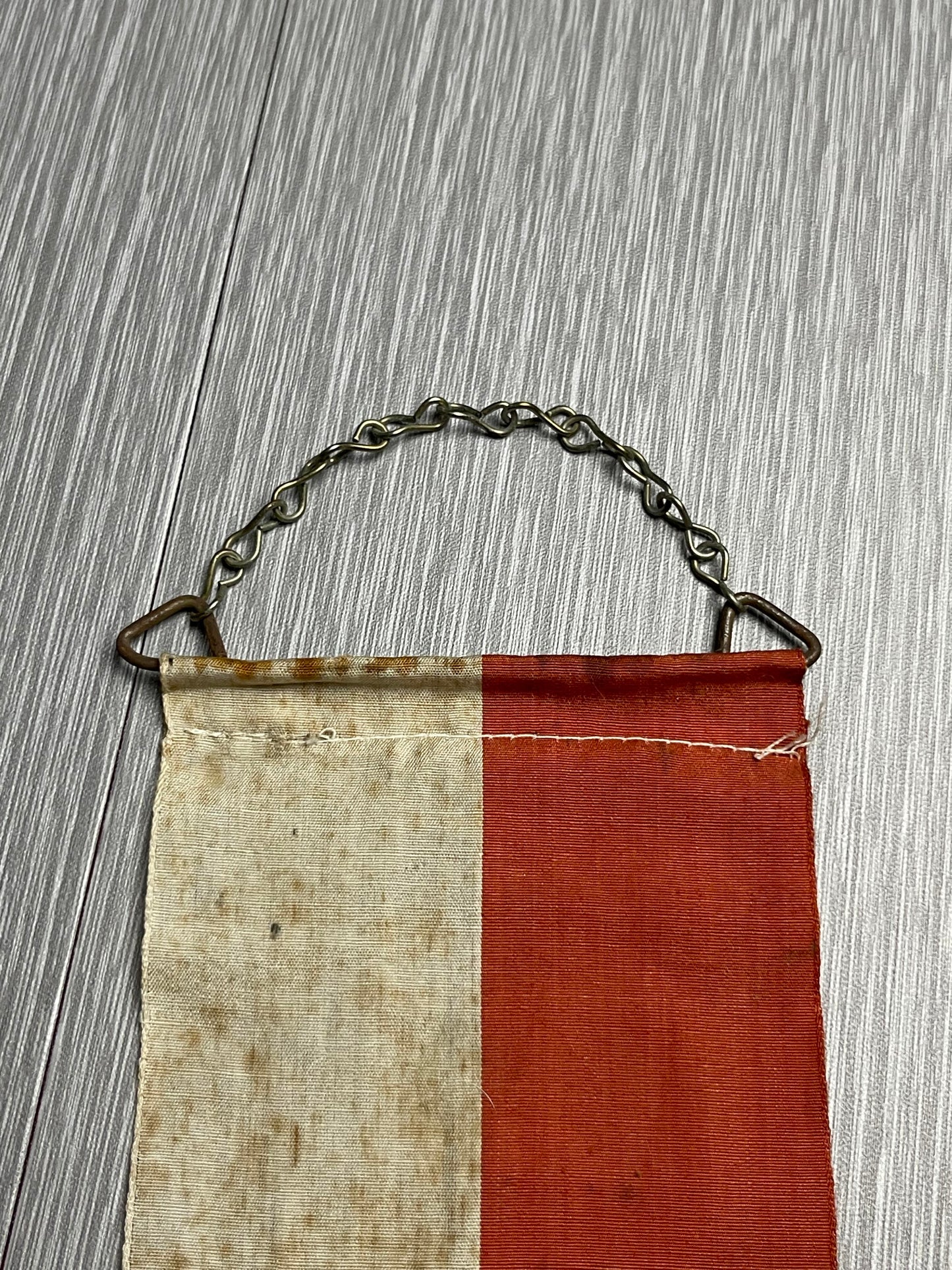 GERMAN 1929 MONDSEE VOLUNTEER FIRE DEPARTMENT 60TH ANNIVERSARY FLAG/BANNER