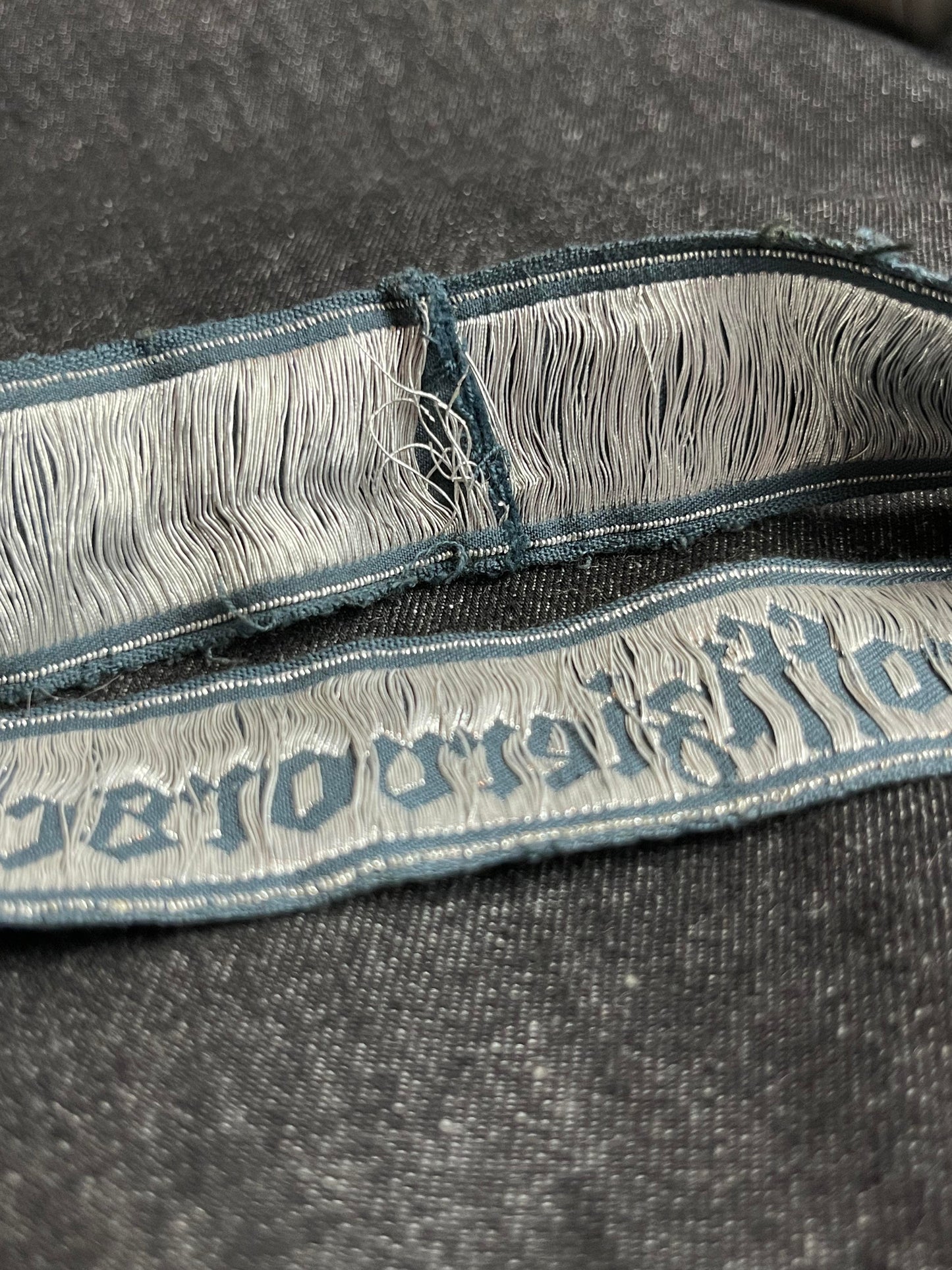 GERMAN WW2 NCO UNTEROFFIZIERVORSCHULE UNIFROM REMOVED CUFFTITLE BEVO