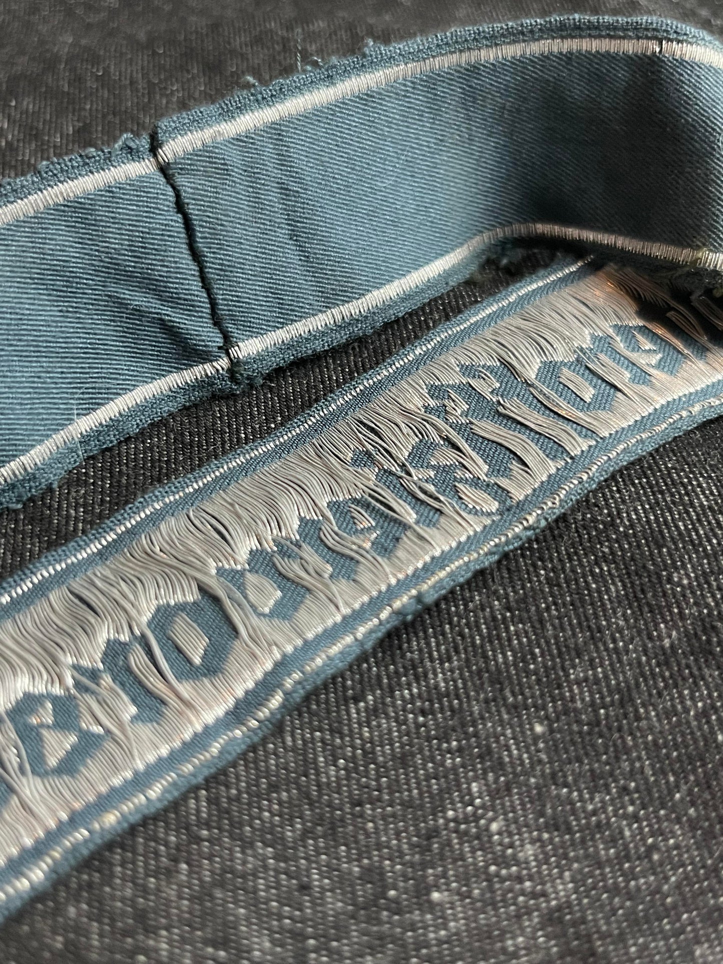 GERMAN WW2 NCO UNTEROFFIZIERVORSCHULE UNIFROM REMOVED CUFFTITLE BEVO