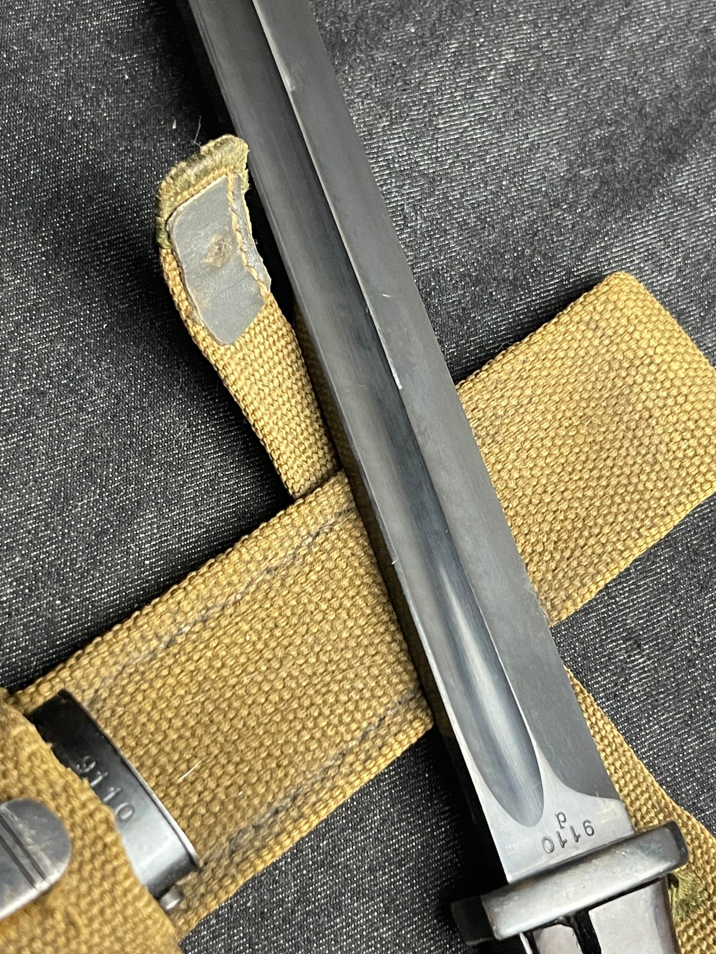 GERMAN WW2 WEHRMACHT ELITE-DIAMANT S84/98 3RD PATTERN MATCHING TROPICAL COMBAT BAYONET W/ DAK FROG MINT