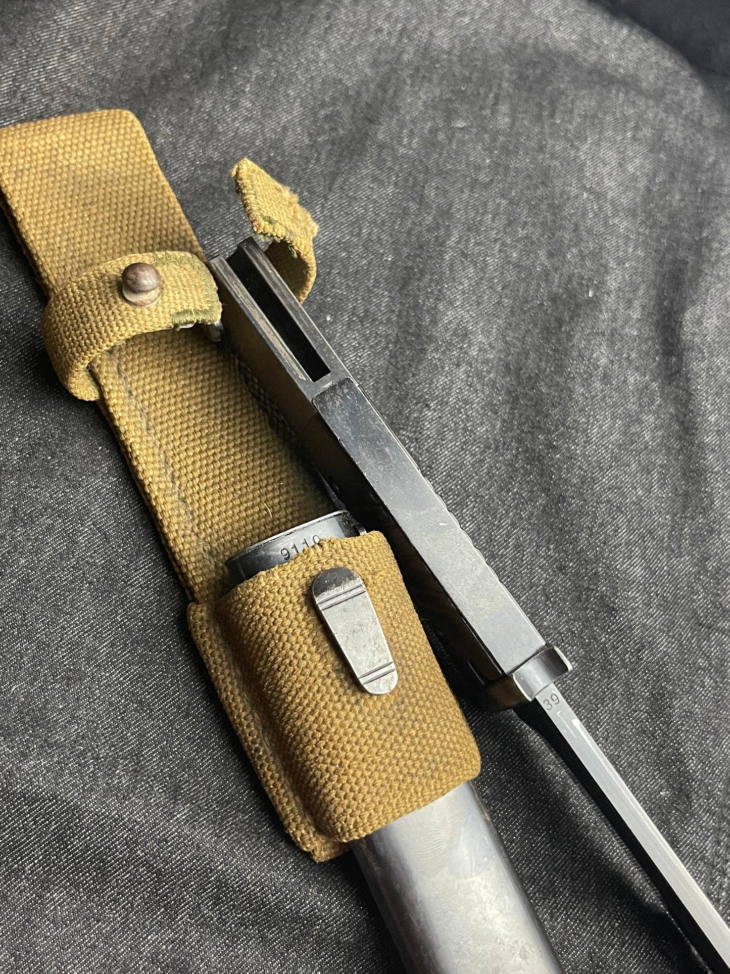 GERMAN WW2 WEHRMACHT ELITE-DIAMANT S84/98 3RD PATTERN MATCHING TROPICAL COMBAT BAYONET W/ DAK FROG MINT