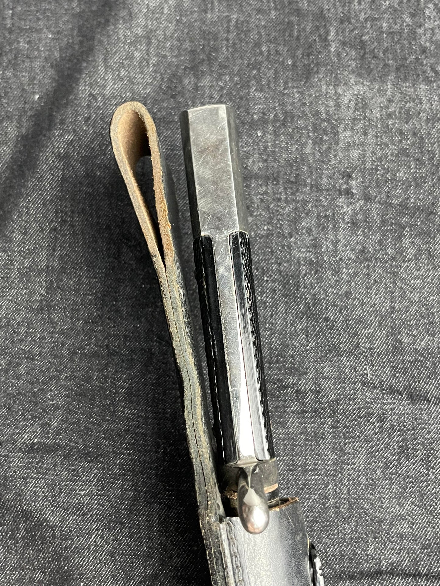 GERMAN WW2 FEUERSCHUTZ LONG DRESS BAYONET BY CARL EICKHORN W/ FROG