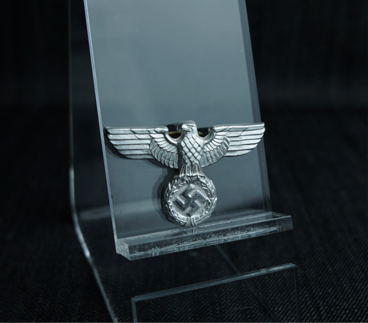 GEEMAN WW2 SA POLITICAL RIGHT FACING KEPI/VISOR EAGLE 1936 PATTERN UNISSUED