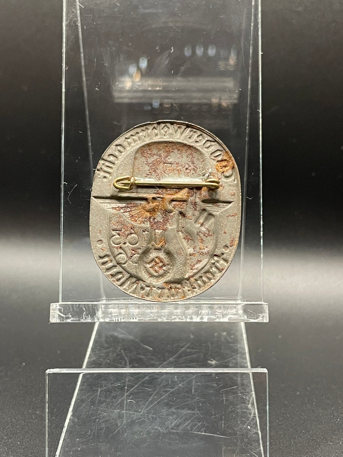 GERMAN PRE WW2 1936 TAG DER WEHRMACHT FRANKFURT-MAIN TINNIE