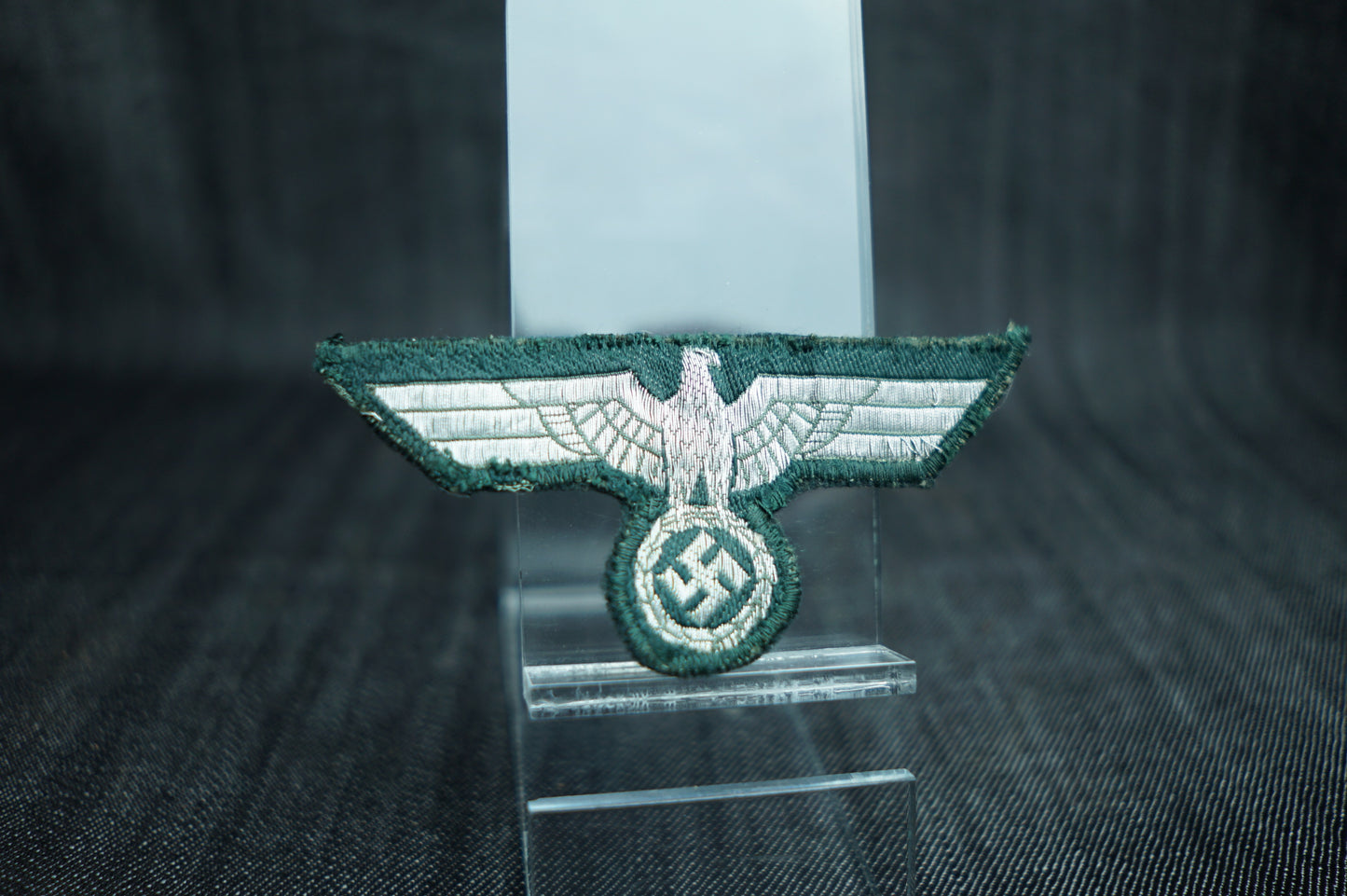 GERMAN WW2 HEER FLATWIRE BREAST EAGLE CUT OFF #2