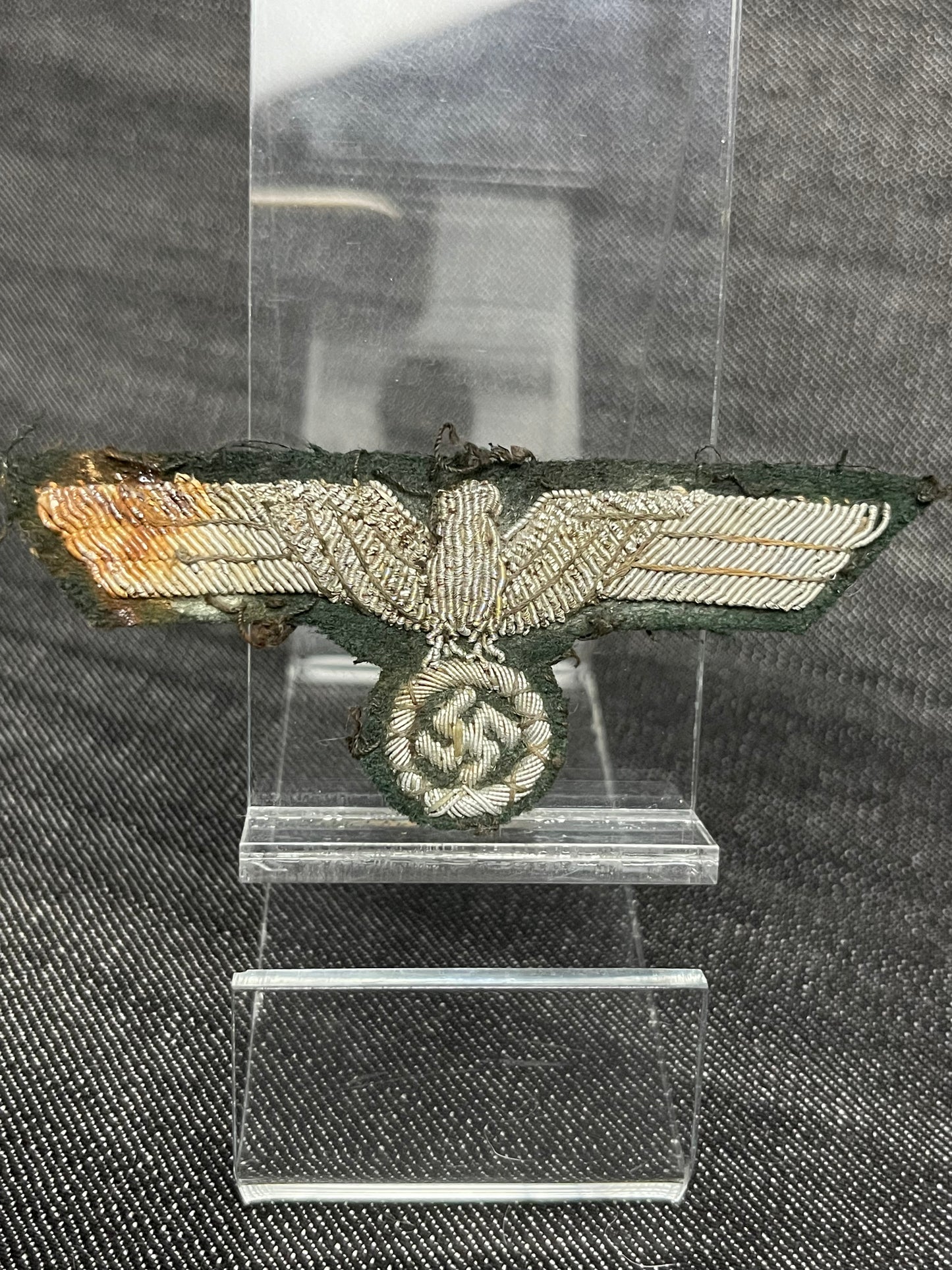 GERMAN WW2 HEER OFFICER BREAST EAGLE UNIFORM REMOVED