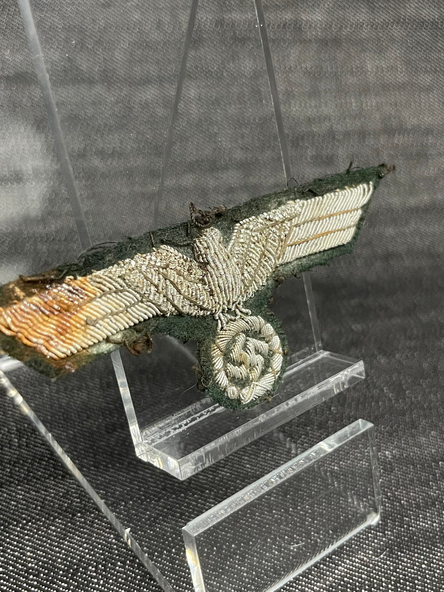 GERMAN WW2 HEER OFFICER BREAST EAGLE UNIFORM REMOVED