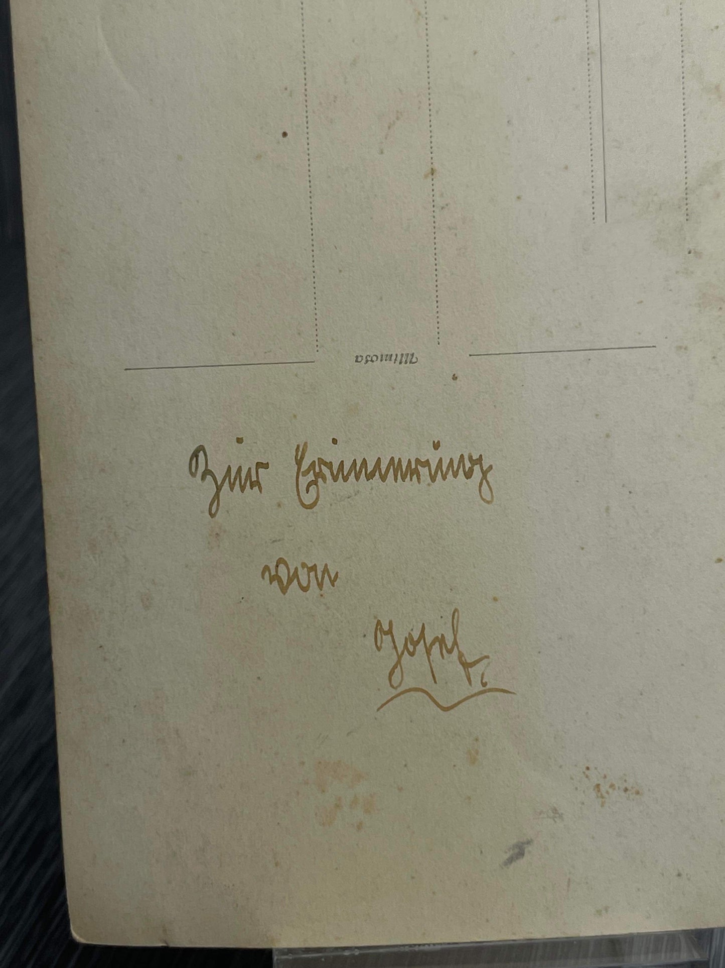 GERMAN WW2 RED YOUNG SOLDER SIGNED RPPC