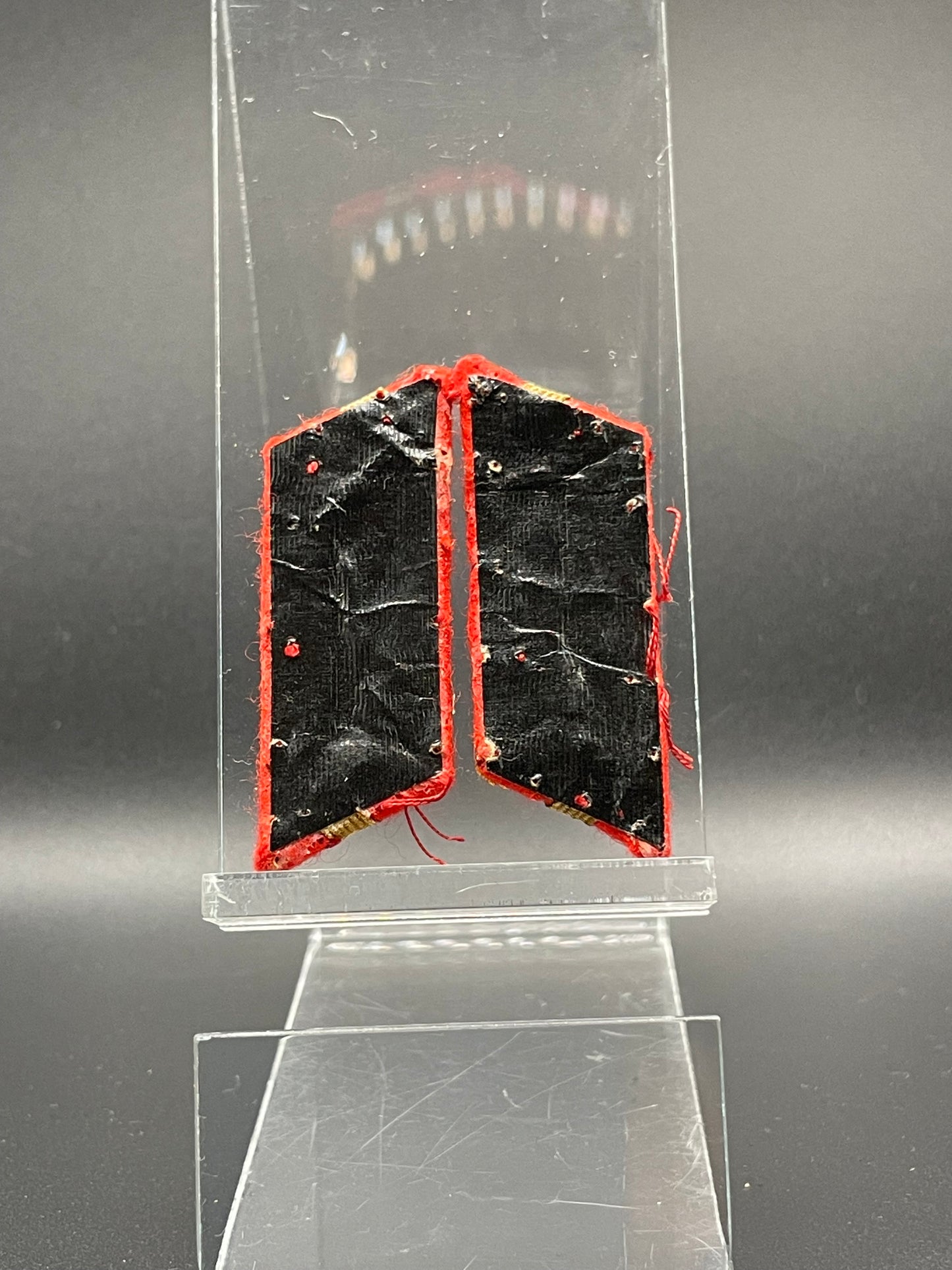 IMPERIAL JAPAN “IJA” WW2 CAPTAIN TYPE 78 COLLAR TABS MATCHING & UNIFORM REMOVED SET