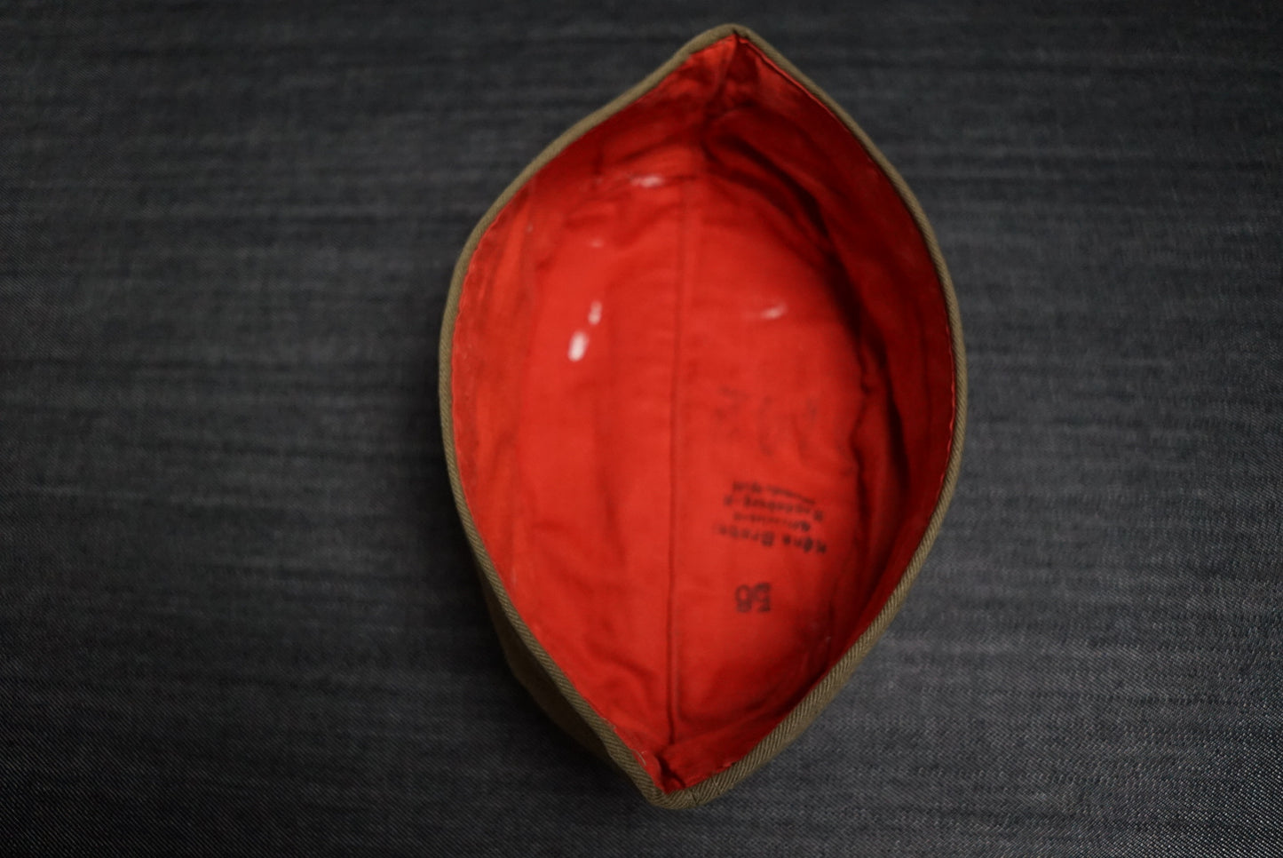 GERMAN WW2 1942 DEUTSCHE AFRIKA KORPS DAK TROPICAL OVERSEAS CAP BY HANS BRASST MAGDEBURG