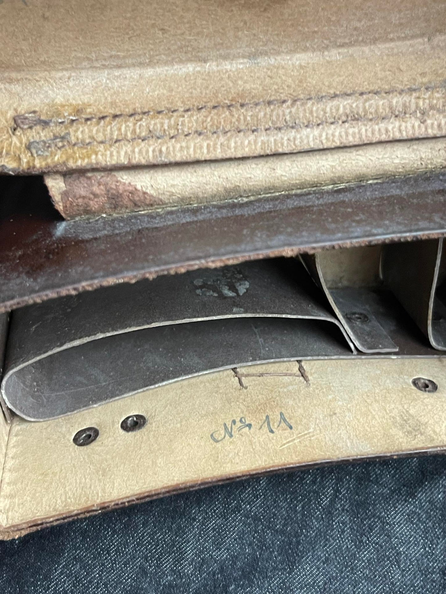 GERMAN WW2 HITLER JUGEND MEDICAL POUCH W/ SUSPENDERS