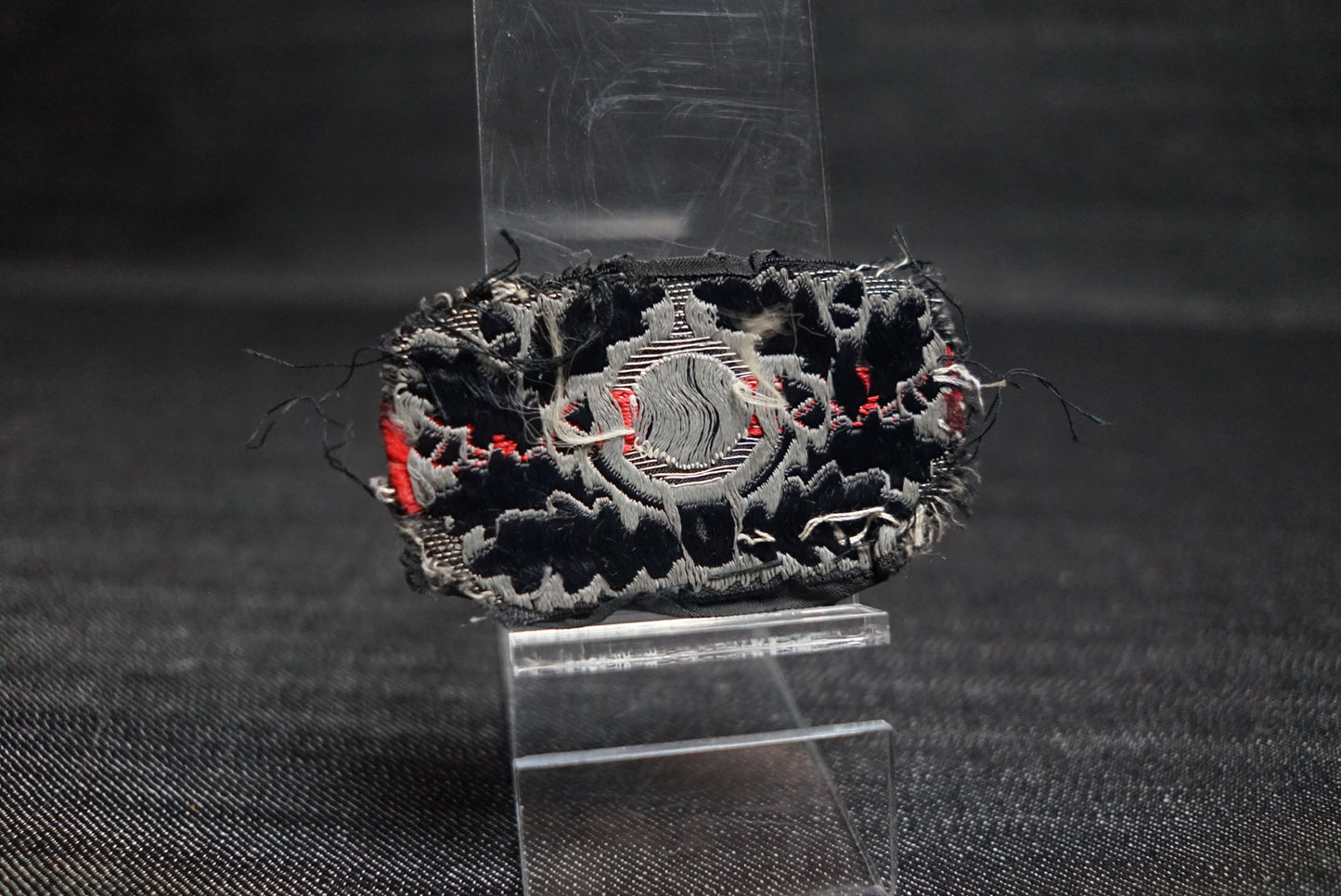GERMAN WW2 HEER PANZER BERET REMOVED BEVO WREATH COCKADE INSIGNIA
