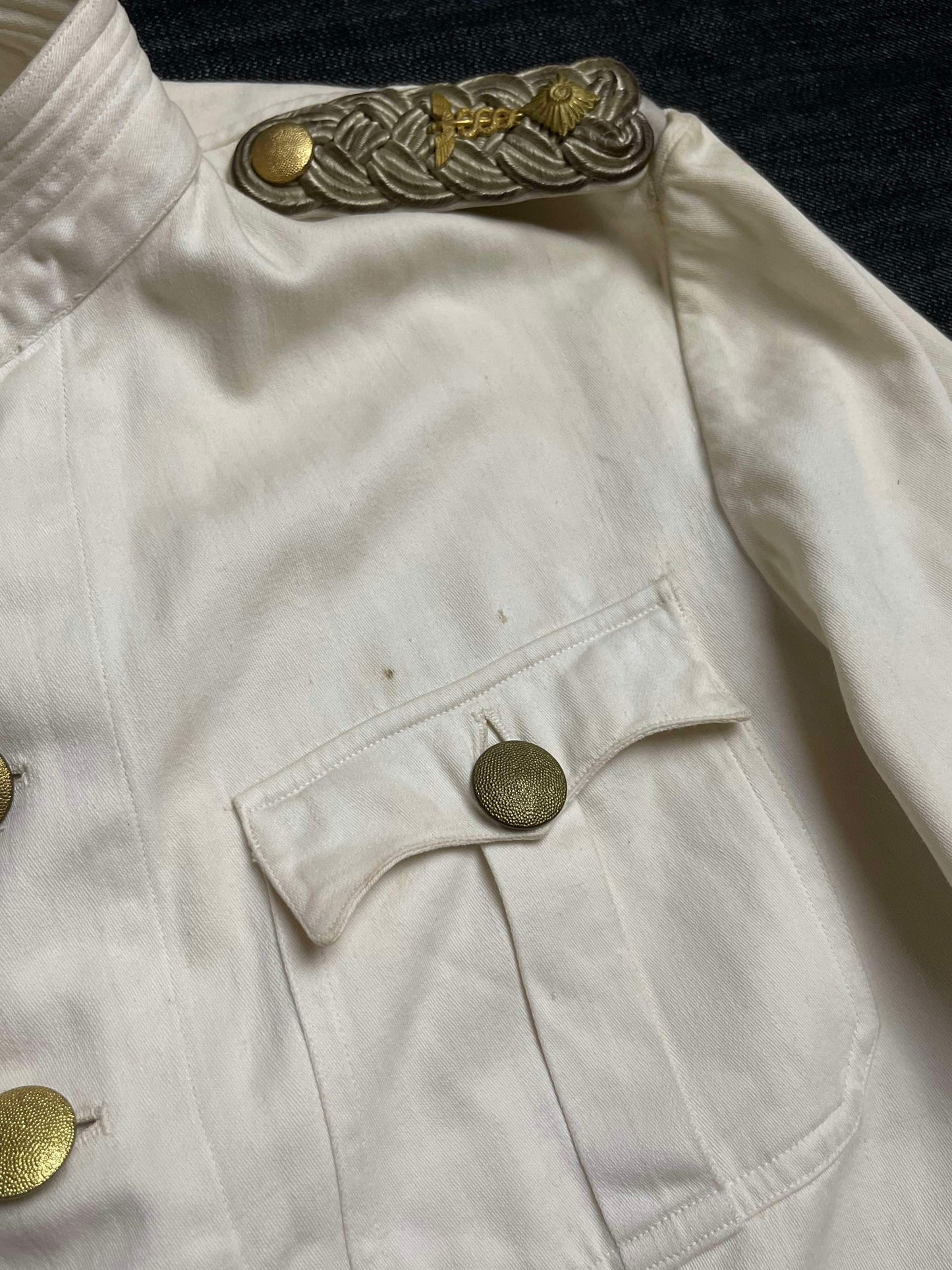 GERMAN WW2 KRIEGSMARINE NORTH SEA FLEET FREGATTENKAPITAN TUNIC - NAMED