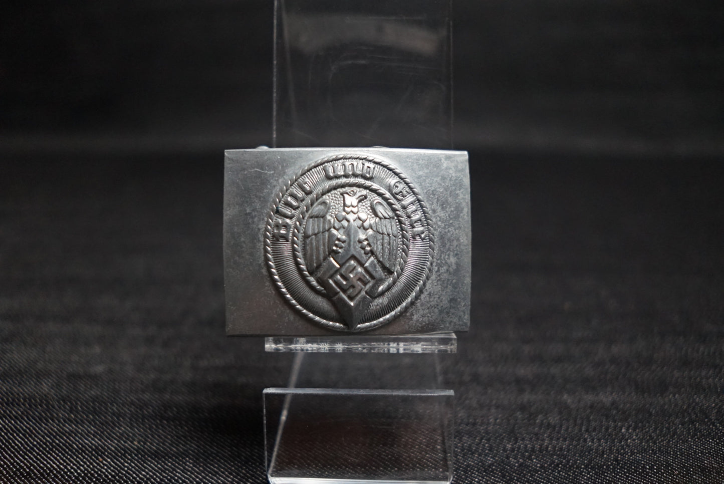 GERMAN WW2 HJ HITLER YOUTH STEEL “CRANK CATCH” BELT BUCKLE