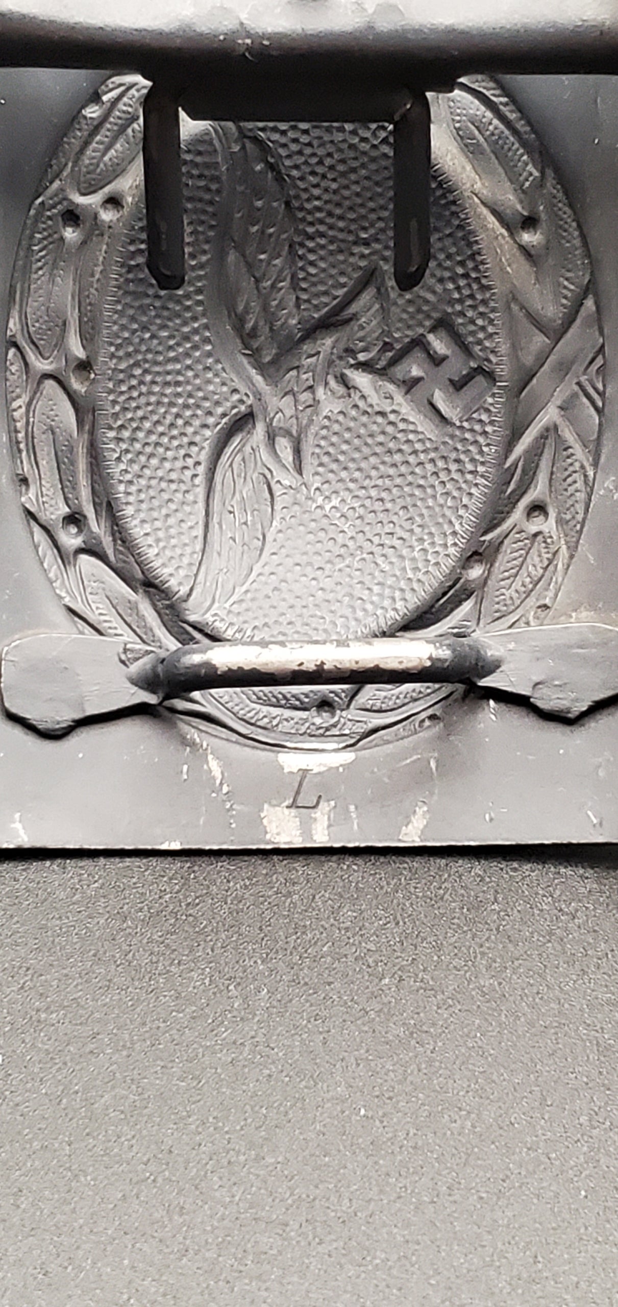 GERMAN WW2 LUFTWAFFE STEEL BELT BUCKLE BY “L”