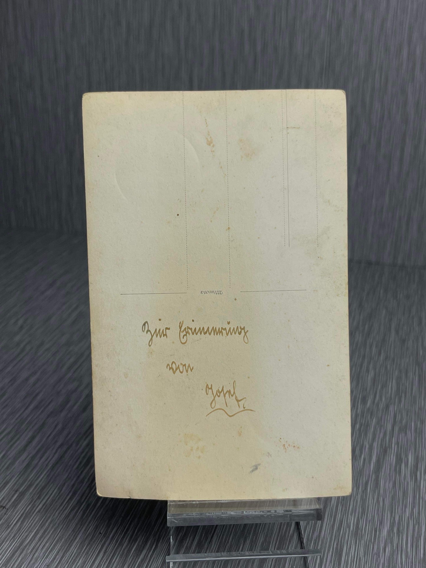 GERMAN WW2 RED YOUNG SOLDER SIGNED RPPC
