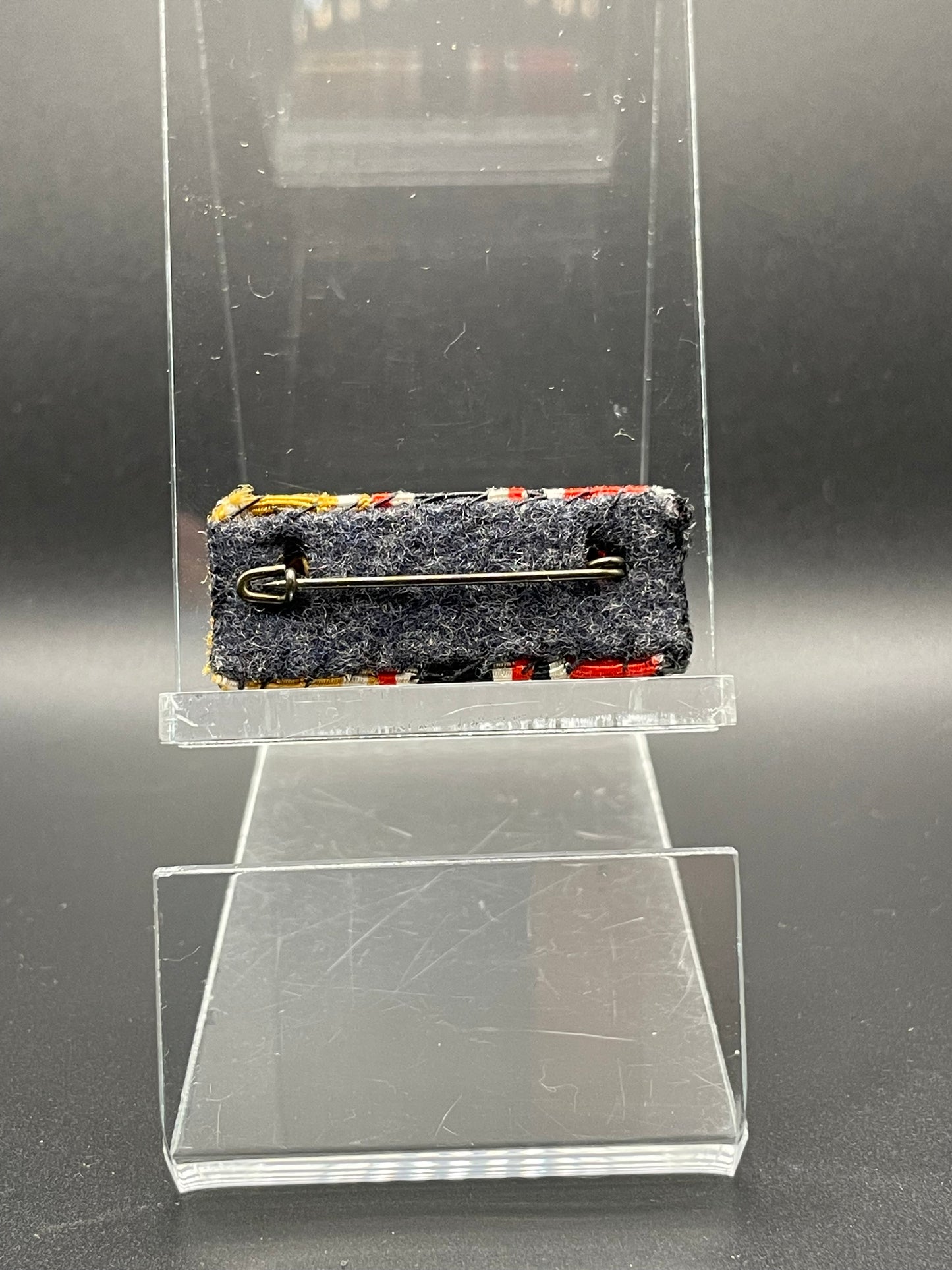 GERMAN WW2 3 PLACE RIBBON BAR EKII 1939, HINDENBURG CROSS W/ SWORDS, WEST WALL