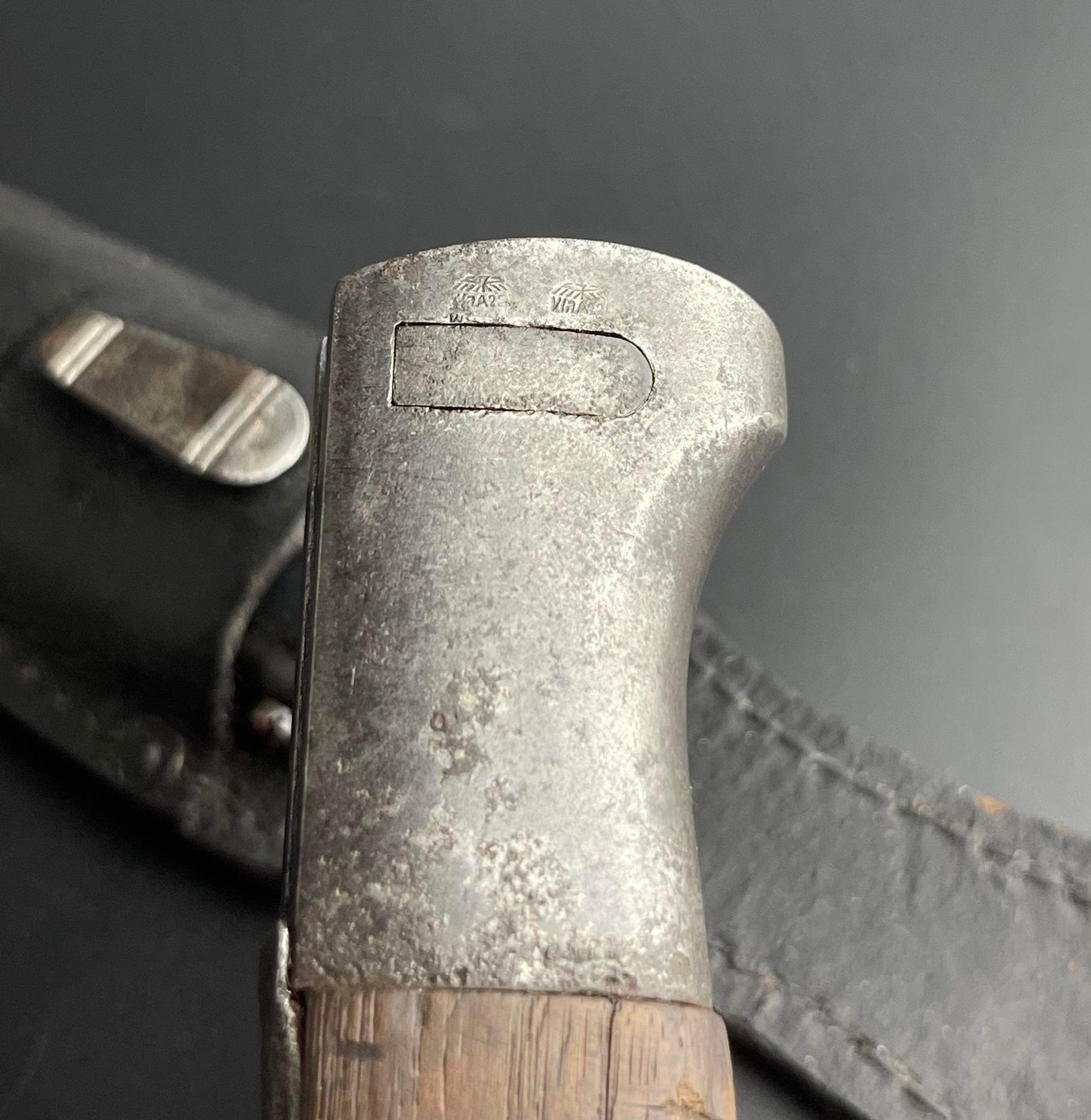 GERMAN WW2 1935 MATCHING S84/98 III PATTERN COMBAT BAYONET BY GEBR. HELLER