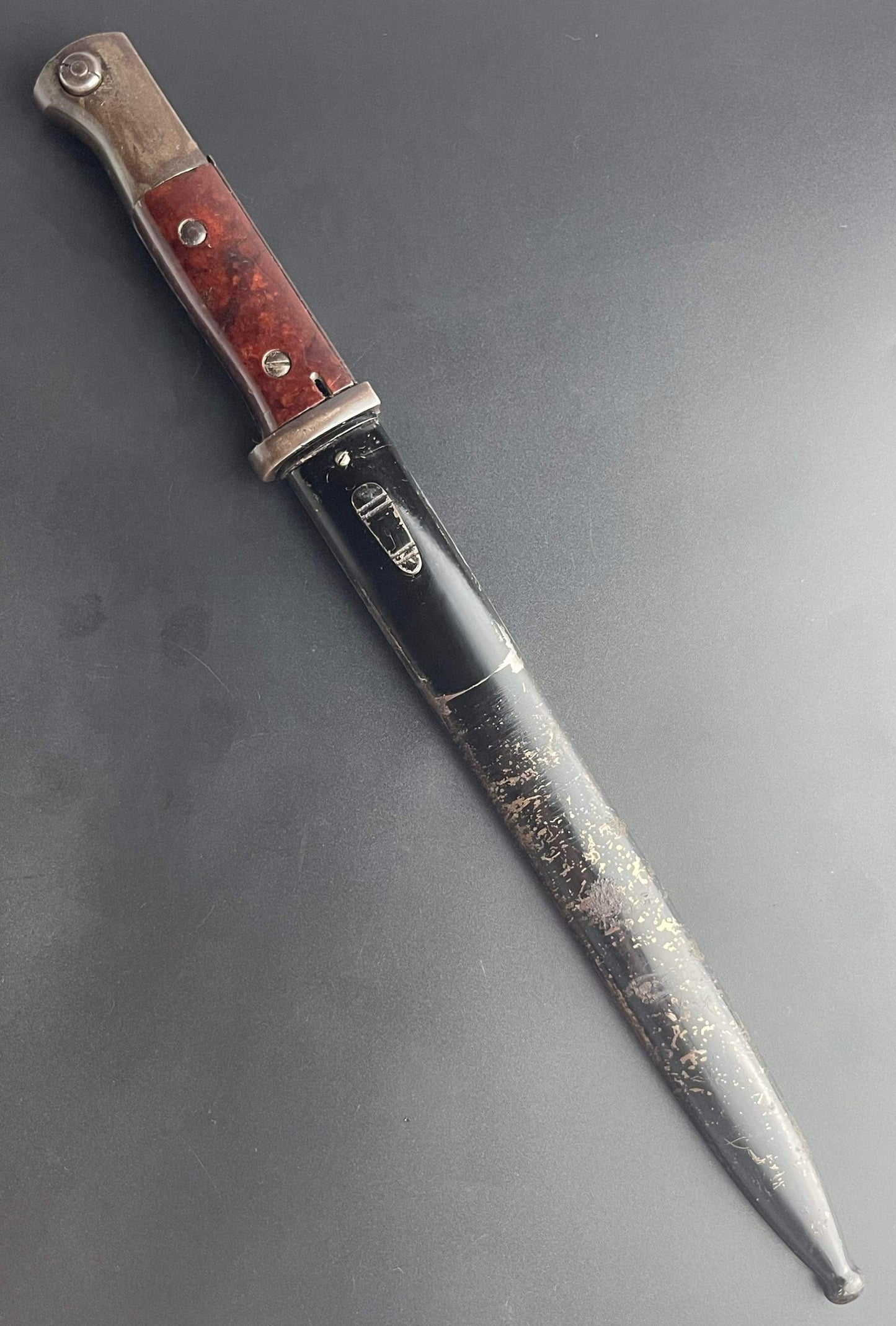 GERMAN WW2 K98 RIFLE S84/98 III PATTERN EXPORT BAYONET EX2899