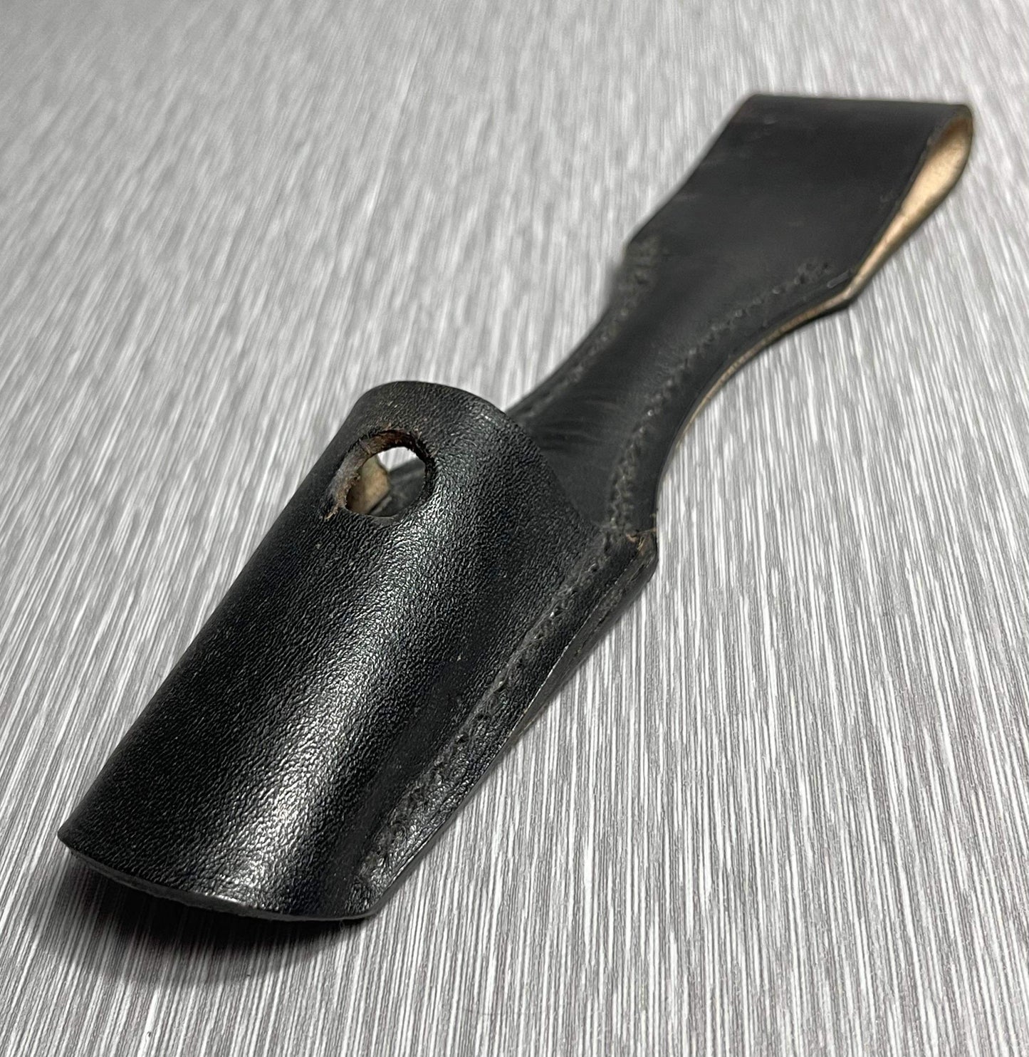 GERMAN WW2 K98 DRESS BAYONET BLACK LEATHER FROG BY K&S SOLINGEN 1944