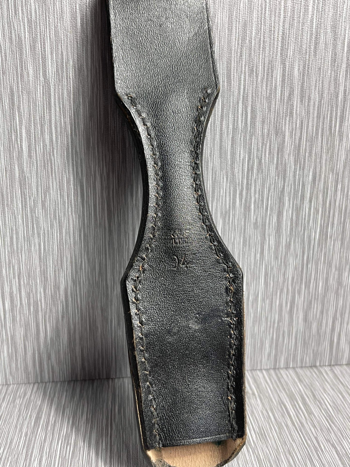 GERMAN WW2 K98 DRESS BAYONET BLACK LEATHER FROG BY K&S SOLINGEN 1944
