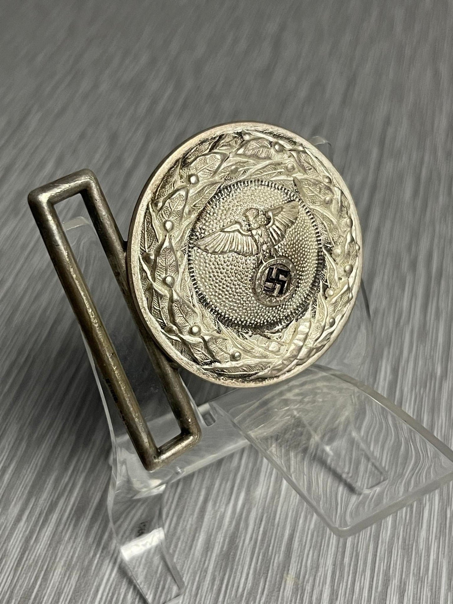 GERMAN WW2 DLV 'DEUTSCHER LUFTSPORTVERBAND' OFFICER BELT BUCKLE 1ST PATTERN RARITY