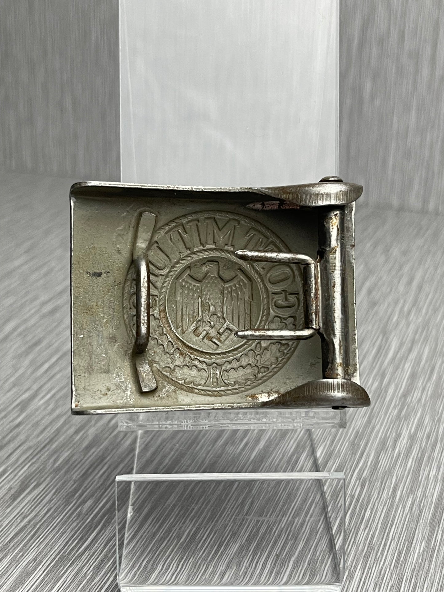 GERMAN WW2 HEER STEEL BELT BUCKLE