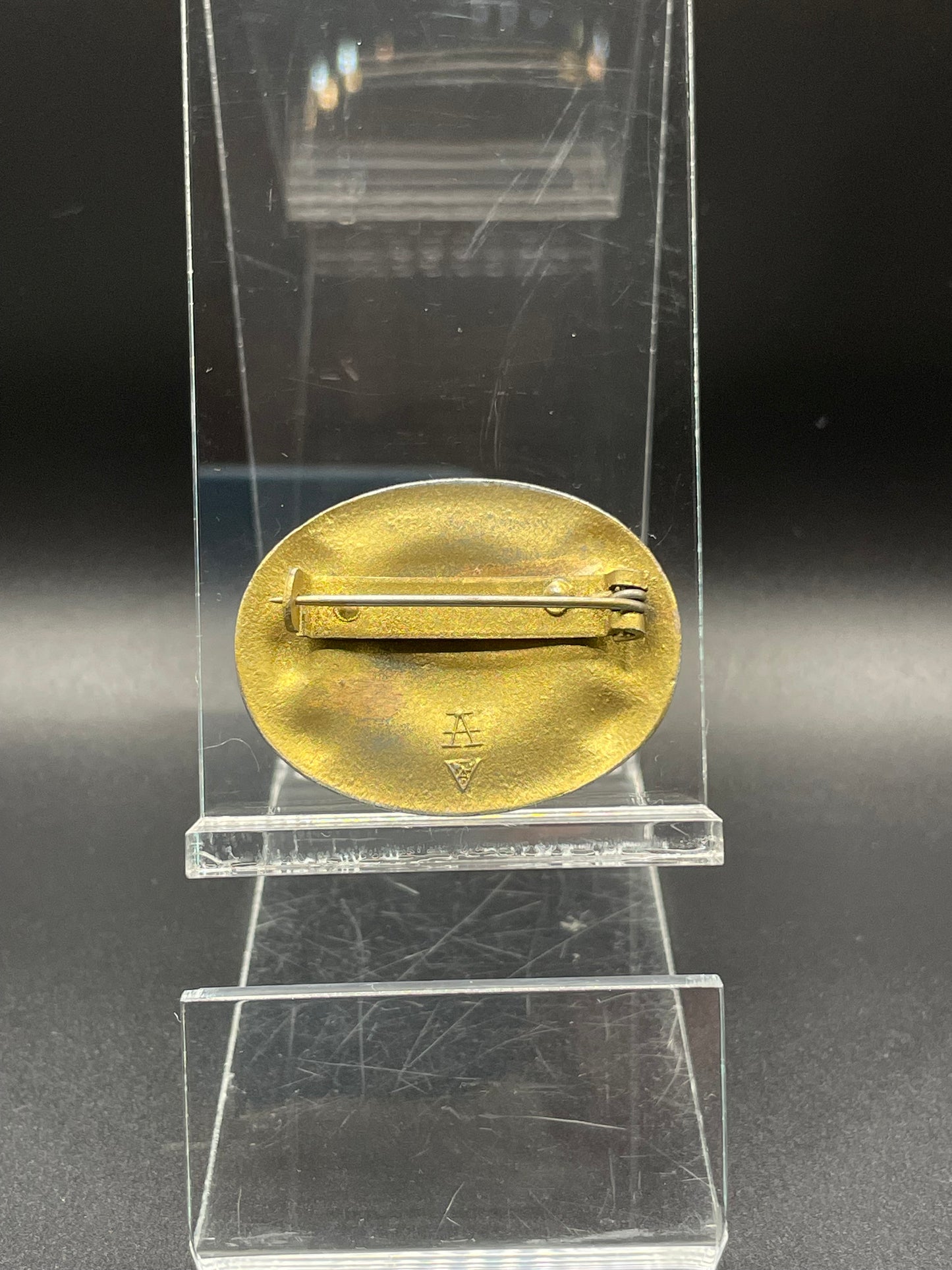 GERMAN WW2 RADWJ BROOCH IN GOLD BY ASSMAN & SÖHNE, LÜDENSCHEID MINT