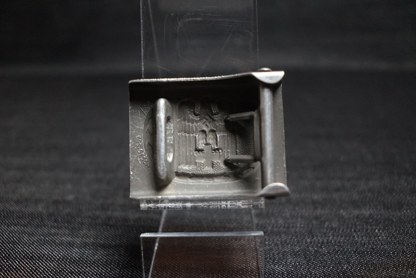 GERMAN WW2 DEUTSCHES ROTES KREUZ “DRK” BELT BUCKLE BY OVERHOFF & CIE. GES.GESCH MARKED