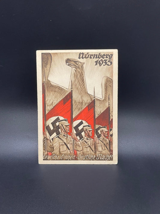 GERMAN WW2 REICHSPARTEITAG NURNBERG NSDAP RALLY 1935 POSTCARD