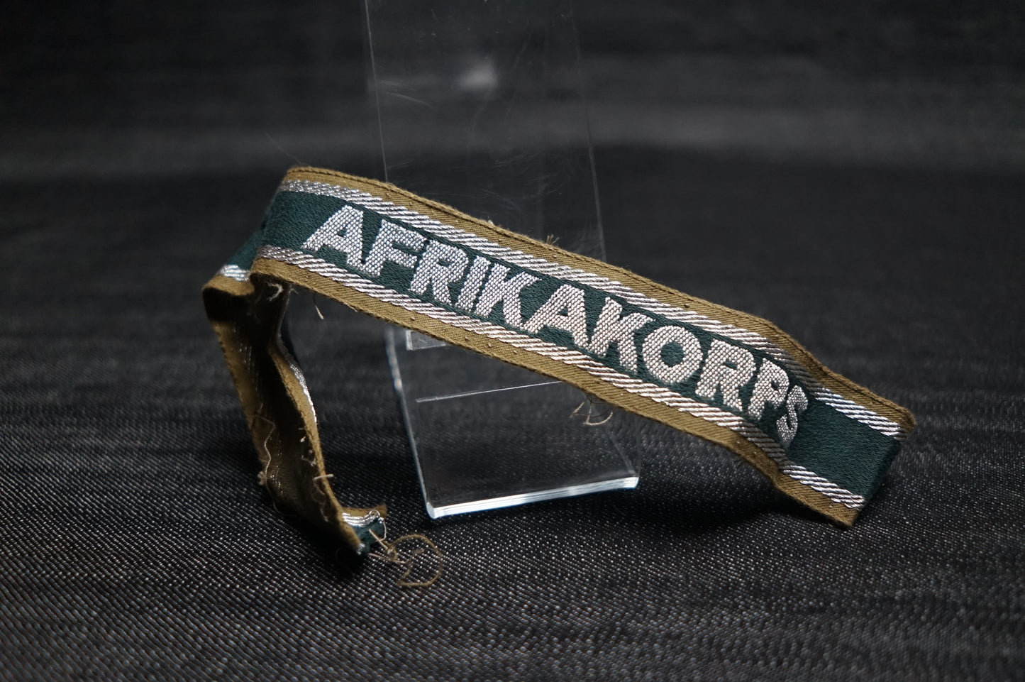 GERMAN WW2 DEUTSCHE AFRIKA KORPS “DAK” CUFFTITLE UNIFORM REMOVED