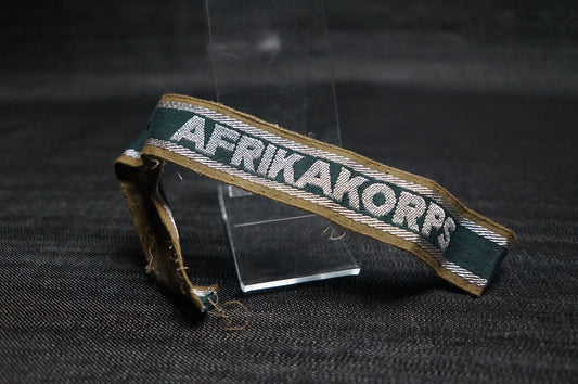 GERMAN WW2 DEUTSCHE AFRIKA KORPS “DAK” CUFFTITLE UNIFORM REMOVED
